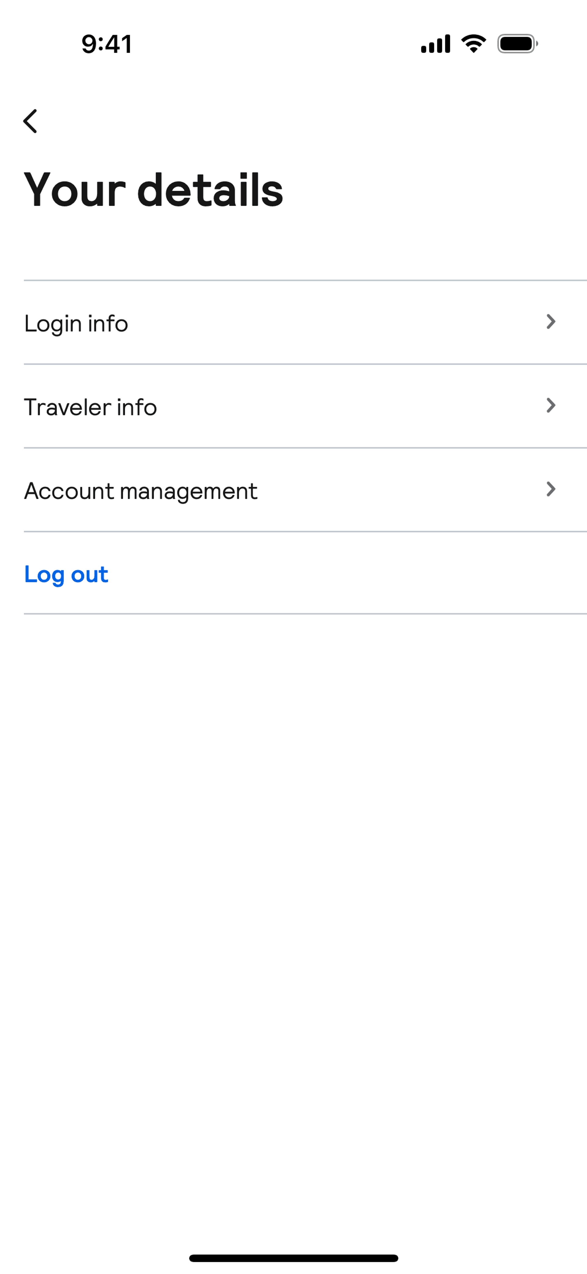 Skyscanner iOS Travel & Transportation interface screenshot 13