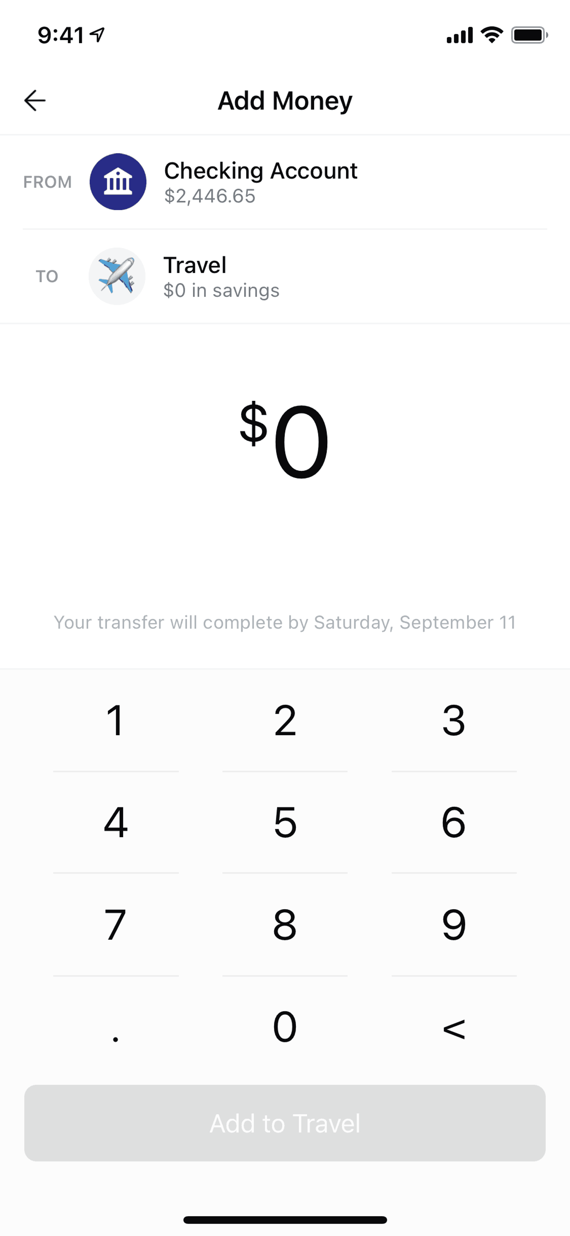 Digit iOS Finance interface screenshot 7