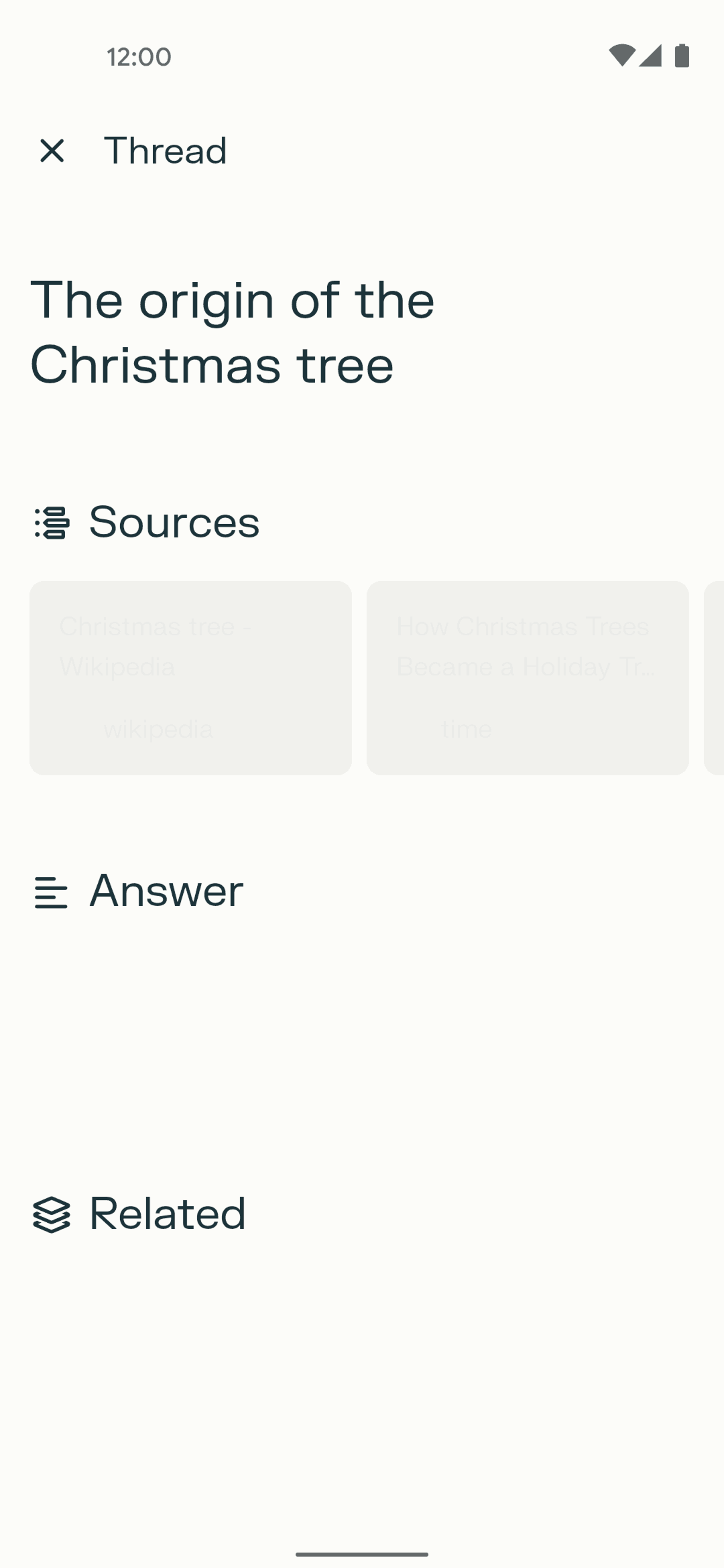 Perplexity Android AI interface screenshot 4