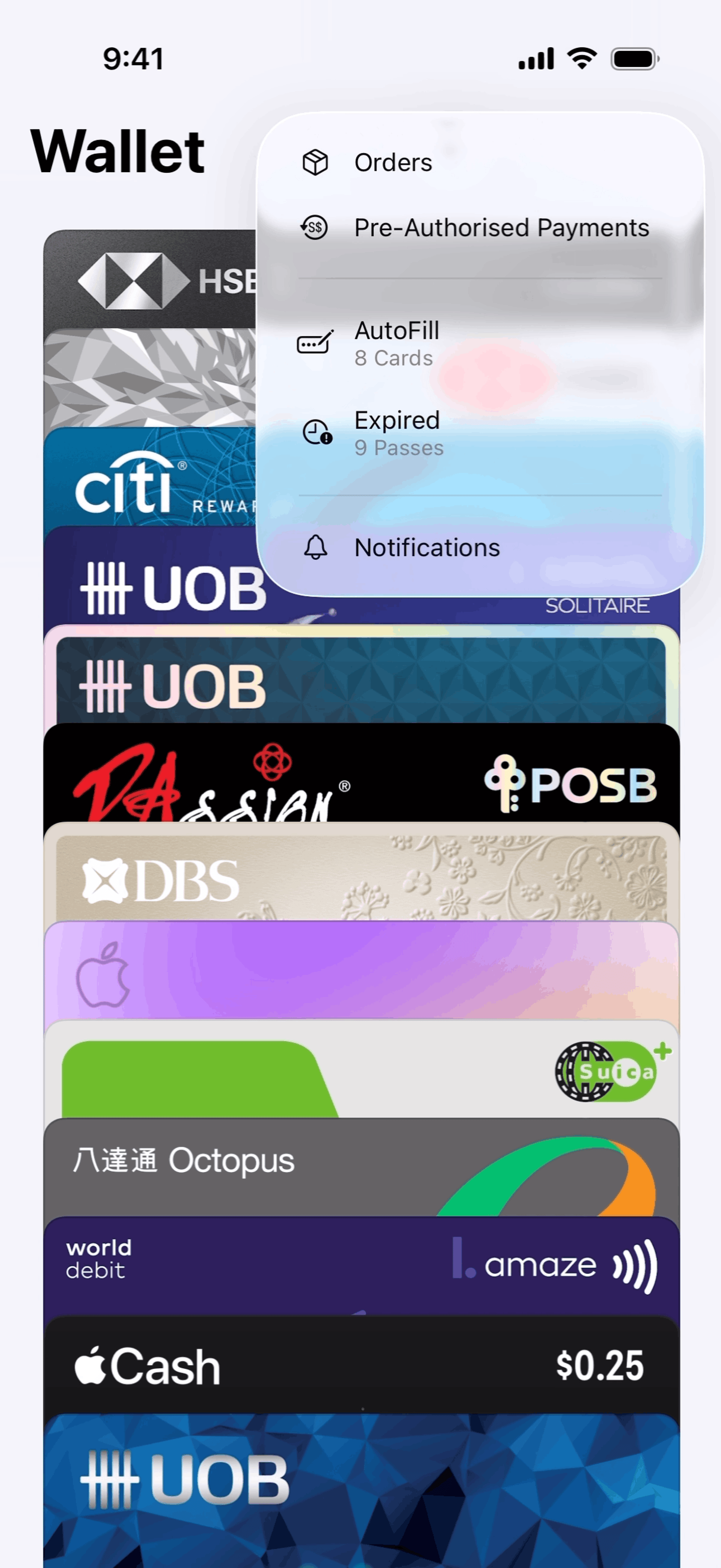 Apple Wallet iOS Finance interface screenshot 22