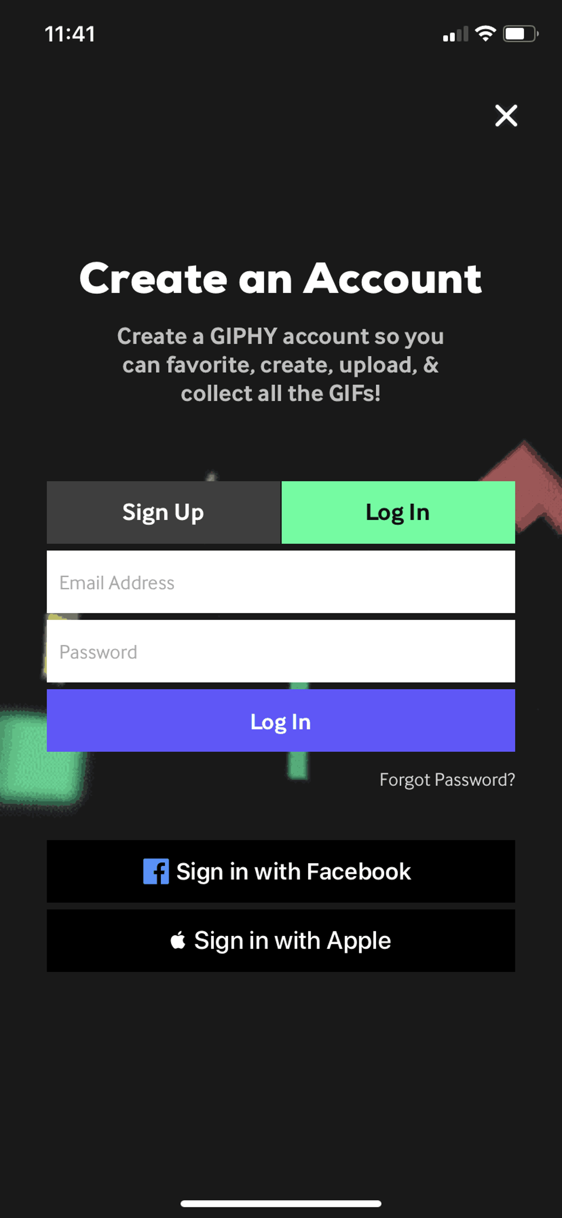 GIPHY iOS Photo & Video interface screenshot 4