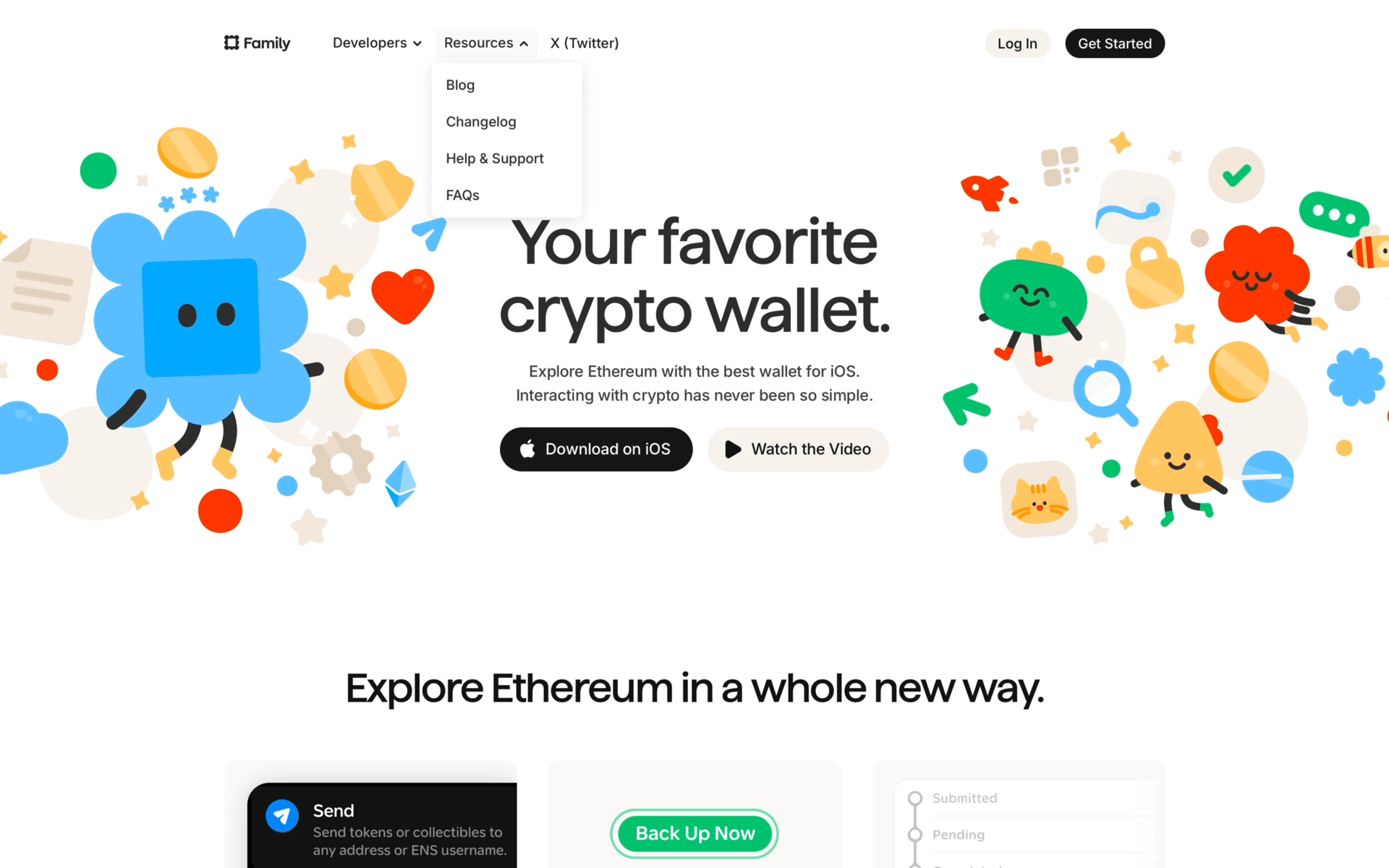 Family Web Crypto & Web3 interface screenshot 16