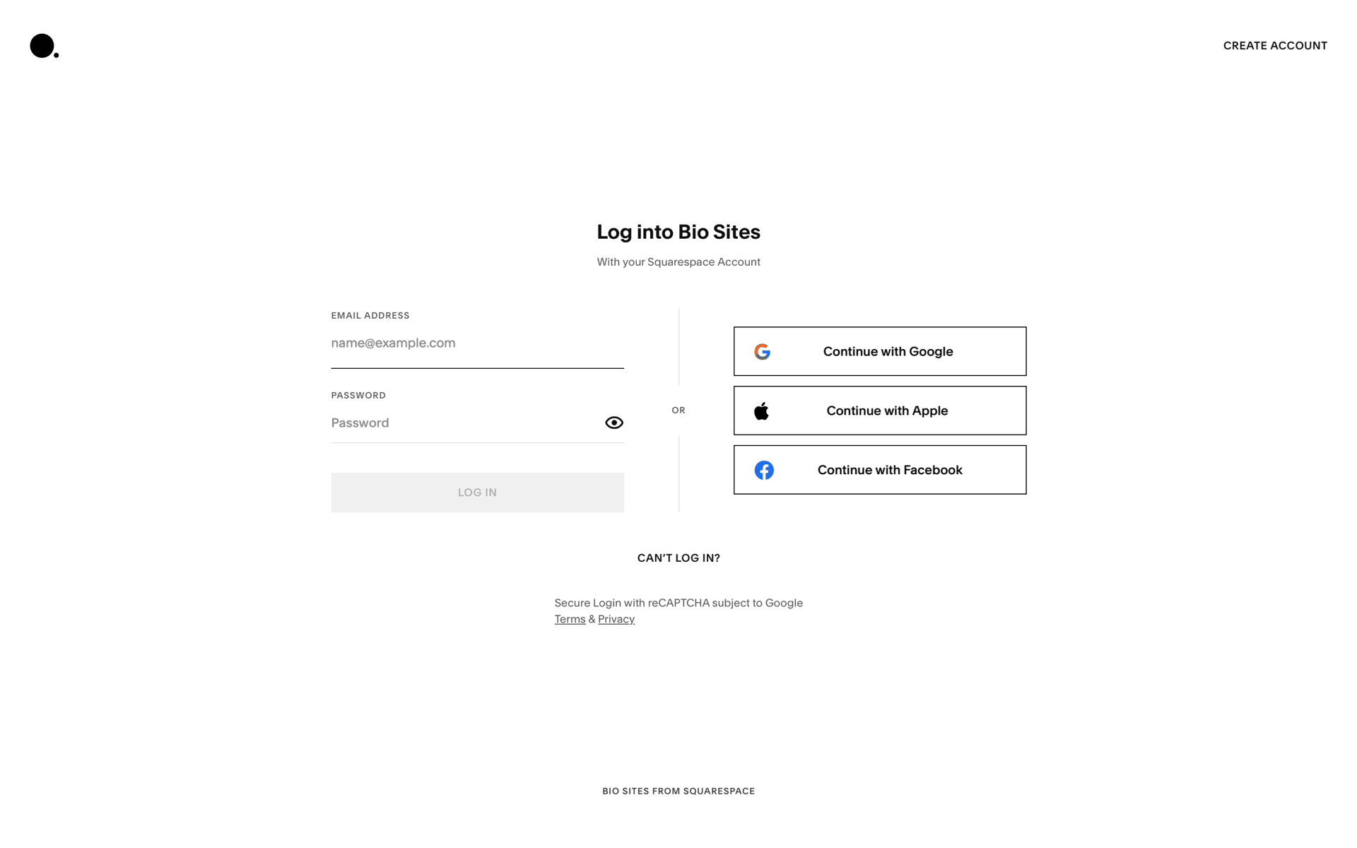 Biosites Web Business interface screenshot 17