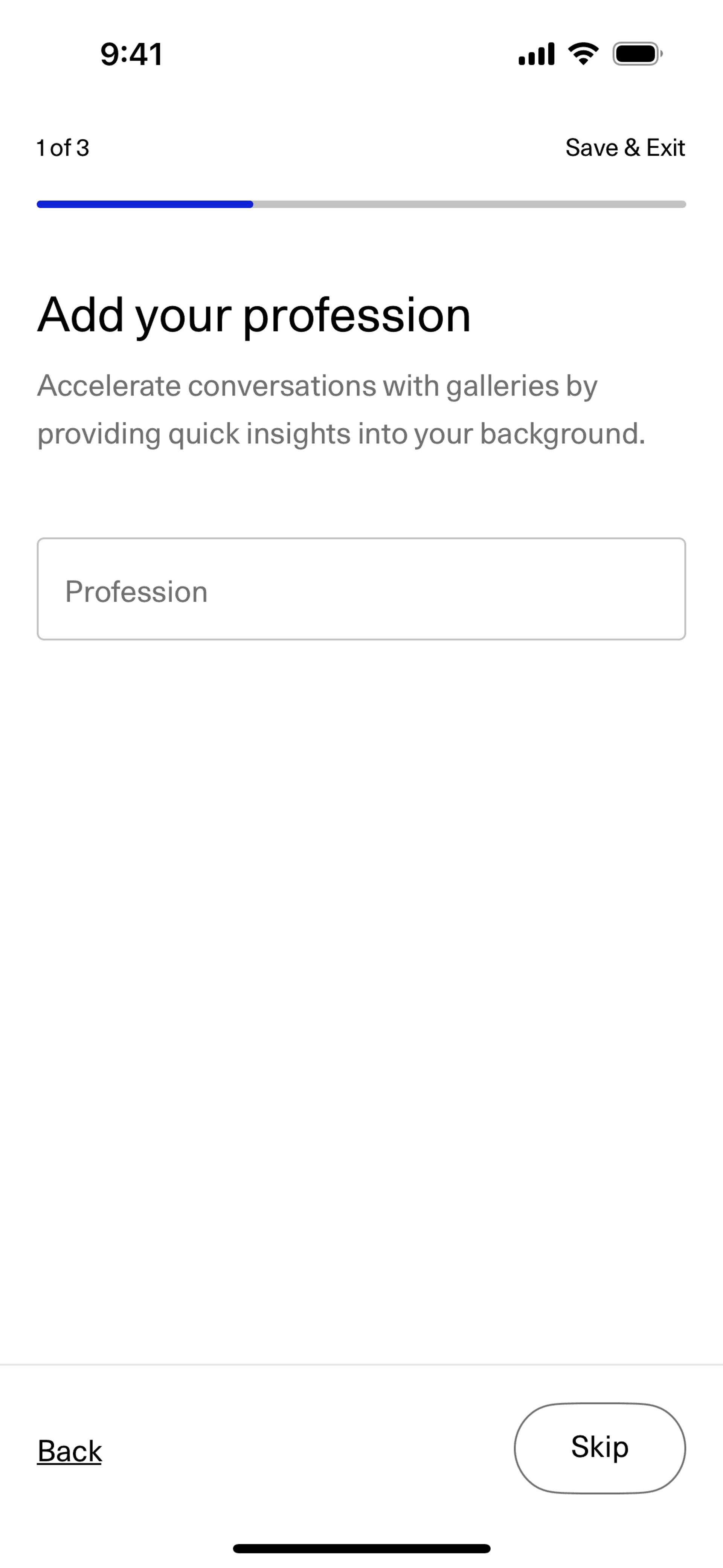 Artsy iOS Shopping interface screenshot 13