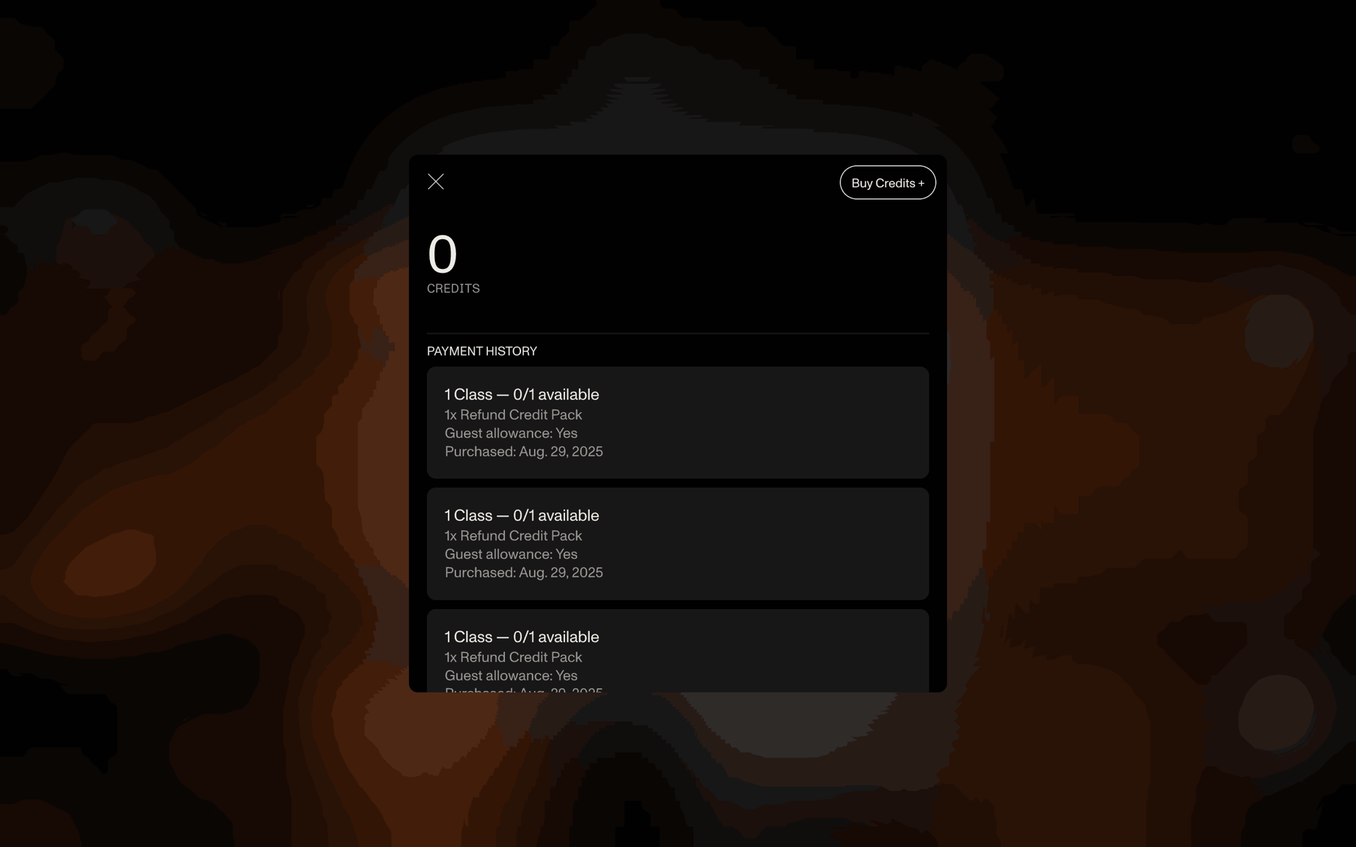 Open Web Health & Fitness interface screenshot 22