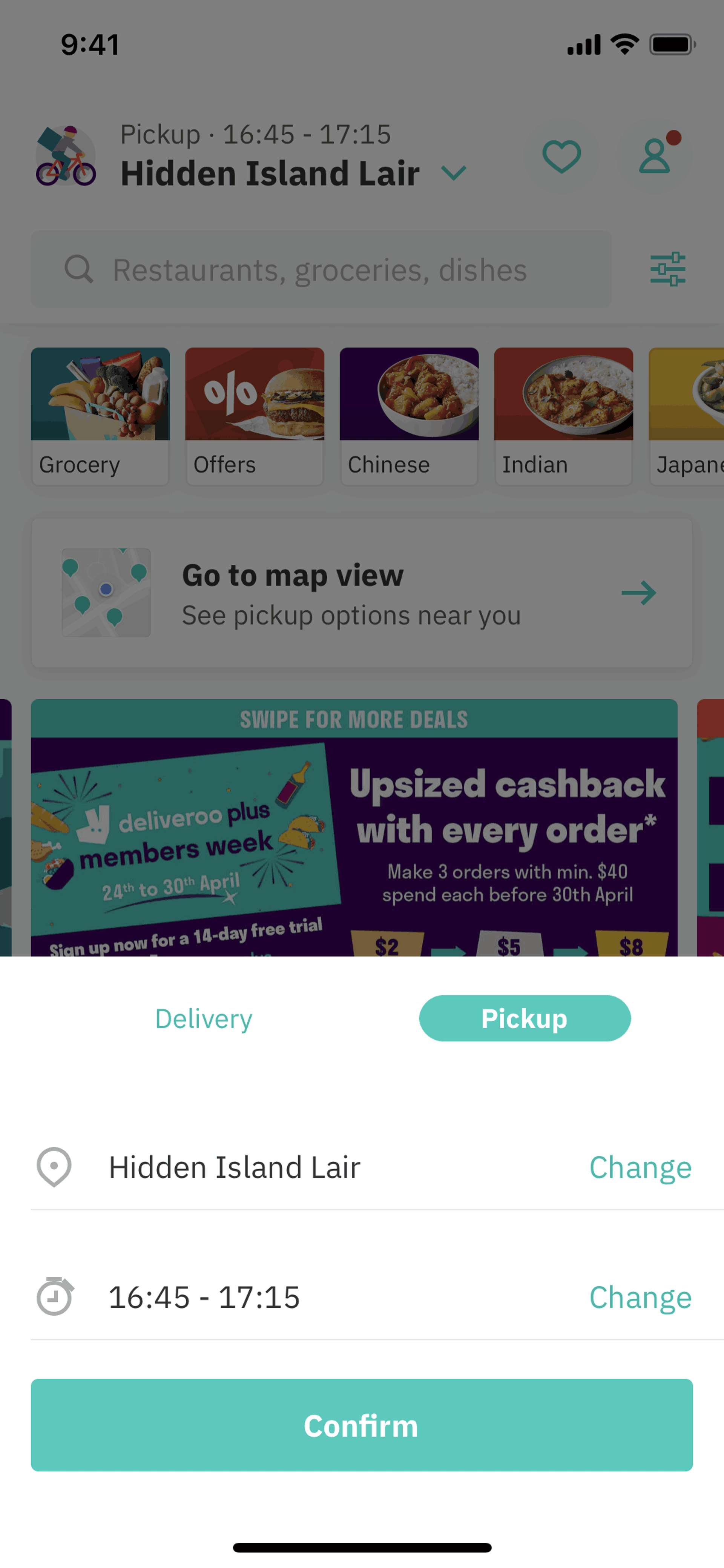 Deliveroo iOS Food & Drink interface screenshot 14