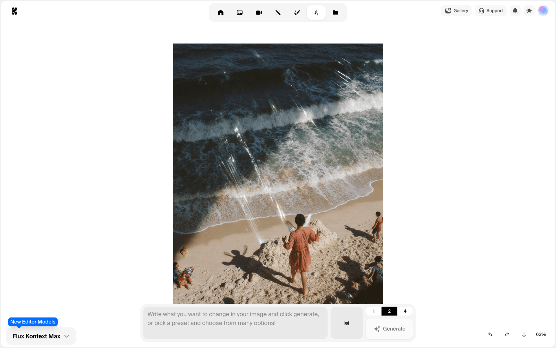 Krea AI Web Photo & Video interface screenshot 12
