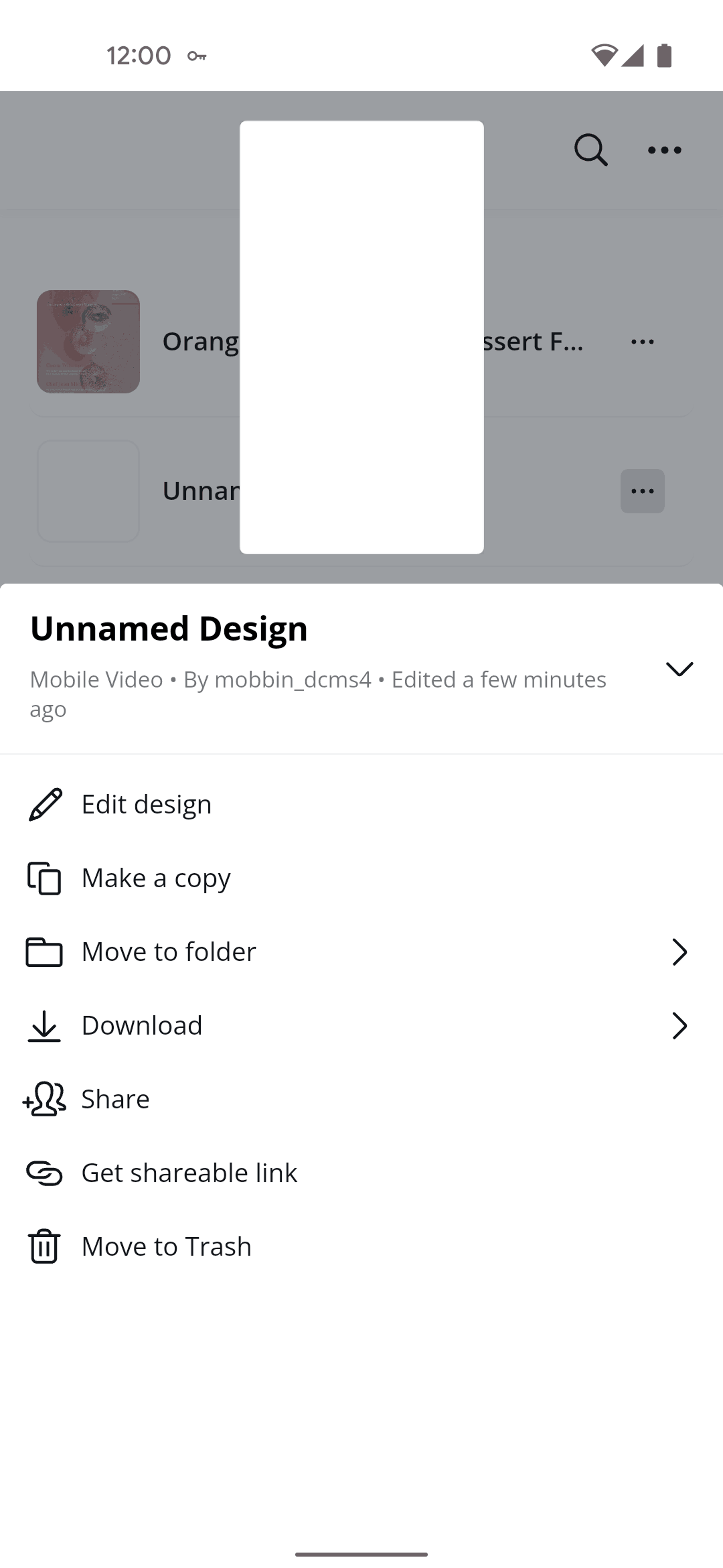 Canva Android Photo & Video interface screenshot 16
