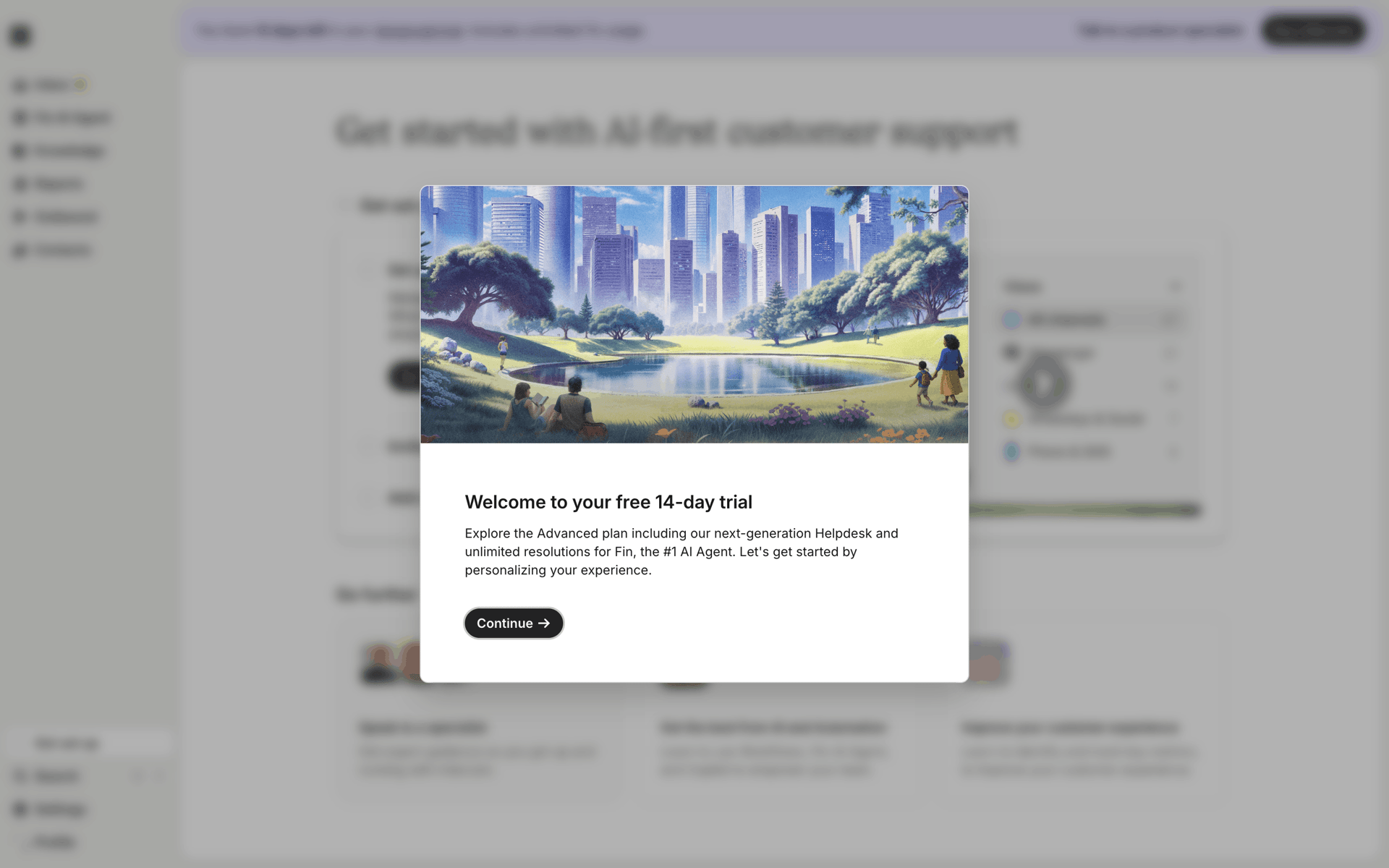 Intercom Web Business interface screenshot 20