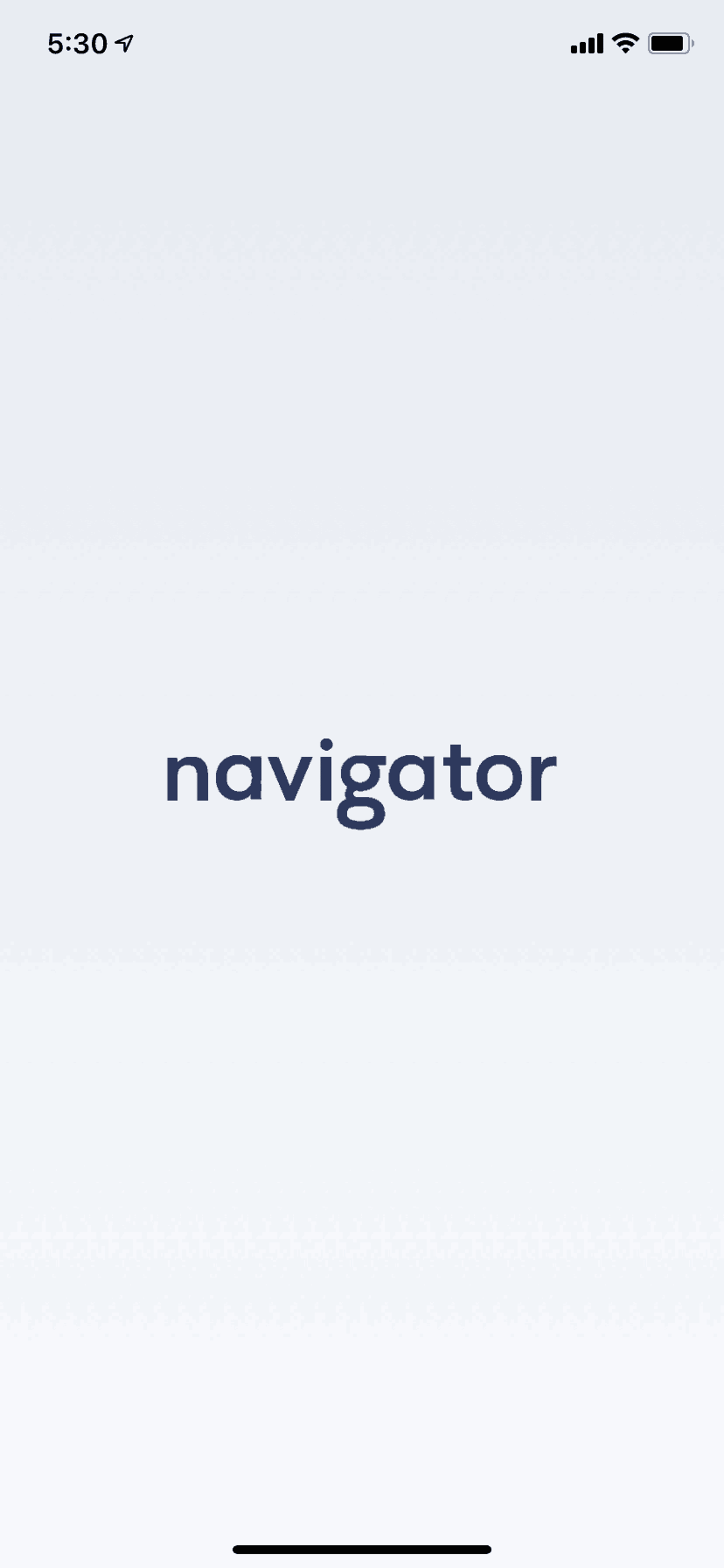 Navigator iOS Productivity interface screenshot 1