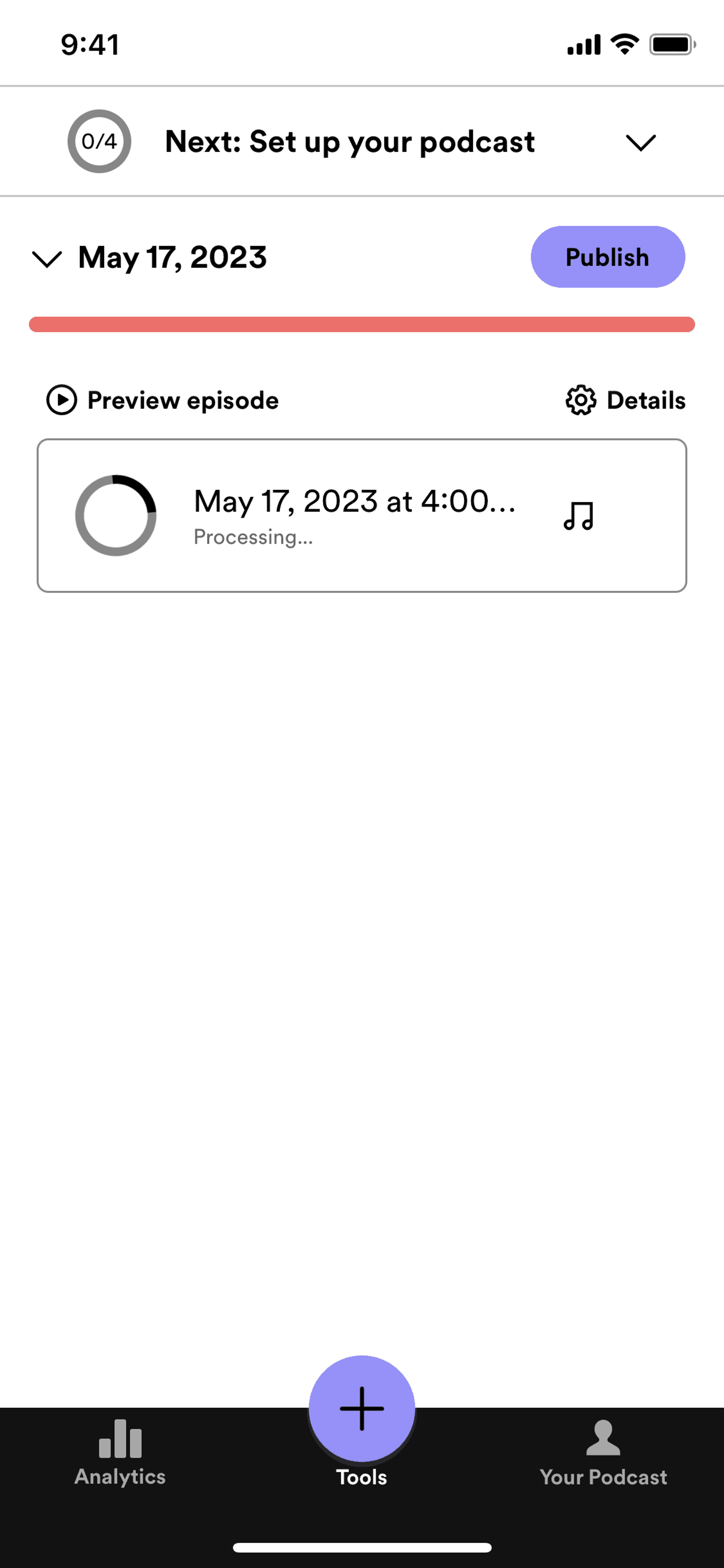 Spotify for Creators iOS Music & Audio interface screenshot 20