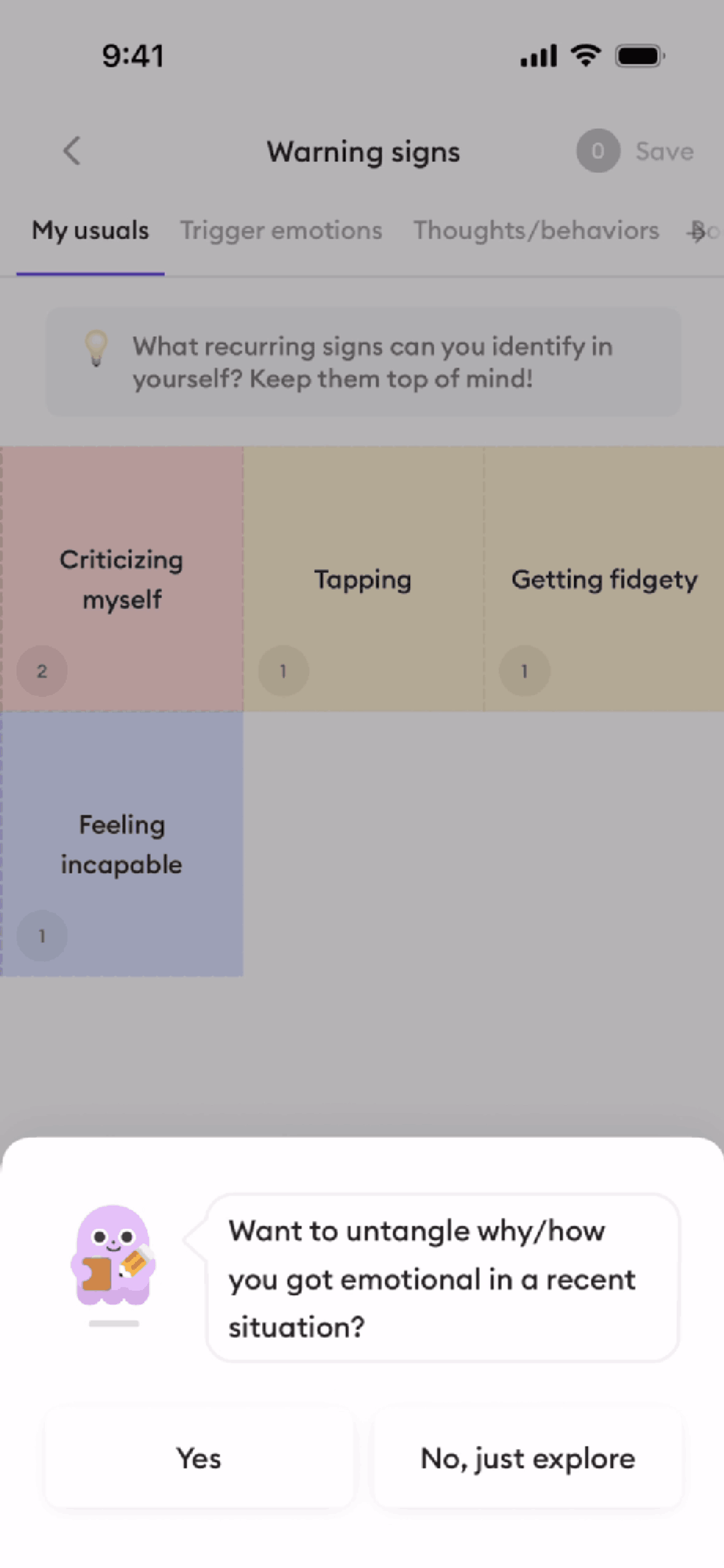 Ahead iOS Health & Fitness interface screenshot 19