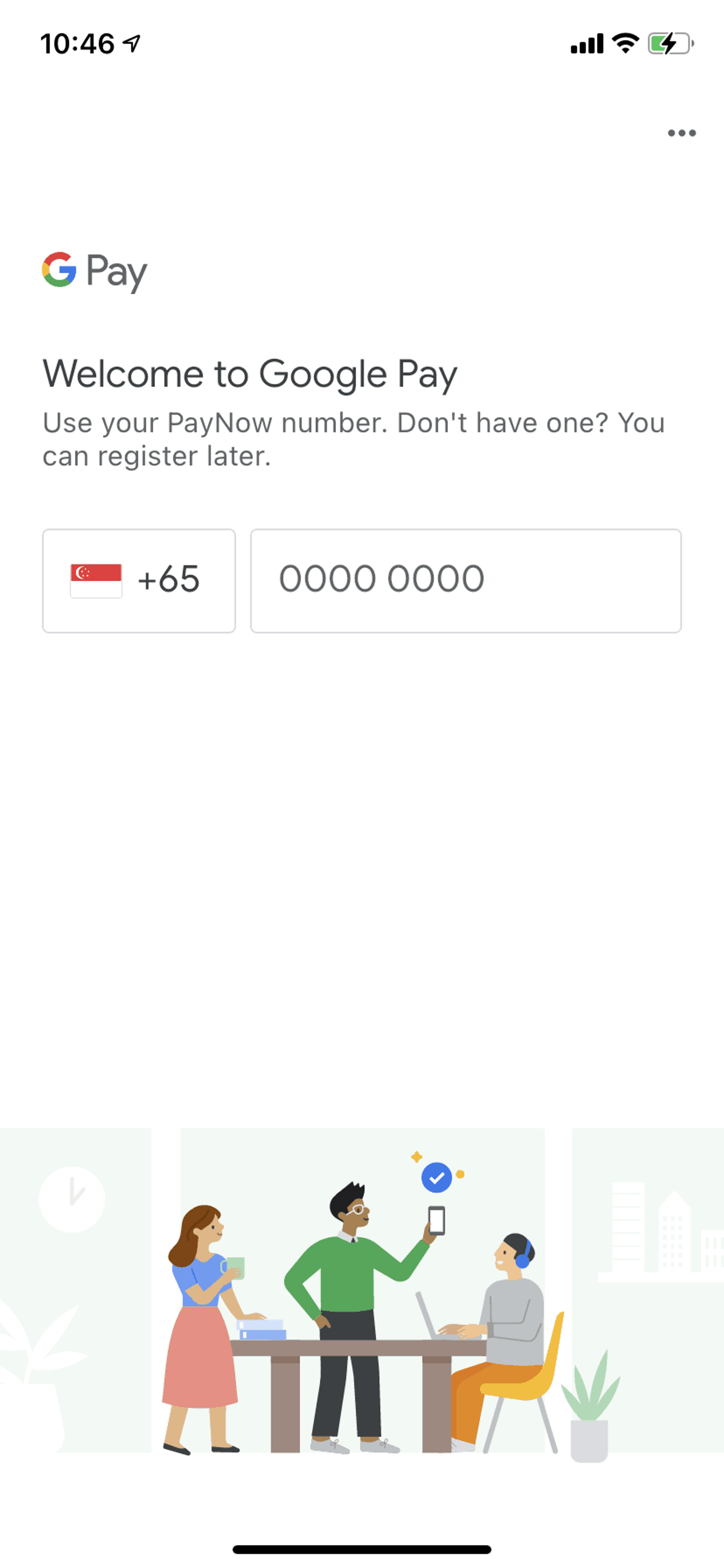 Google Pay iOS Finance interface screenshot 2