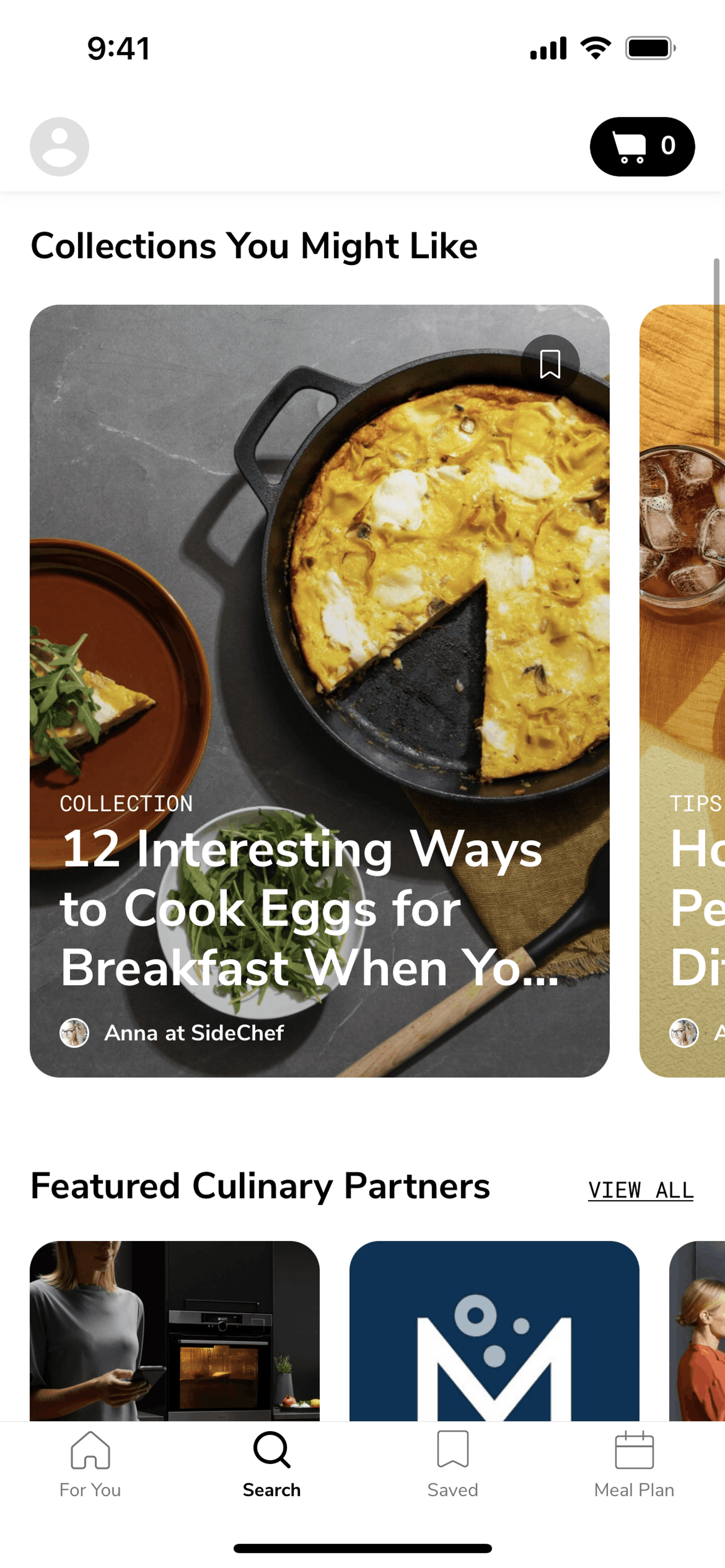 SideChef iOS Food & Drink interface screenshot 9
