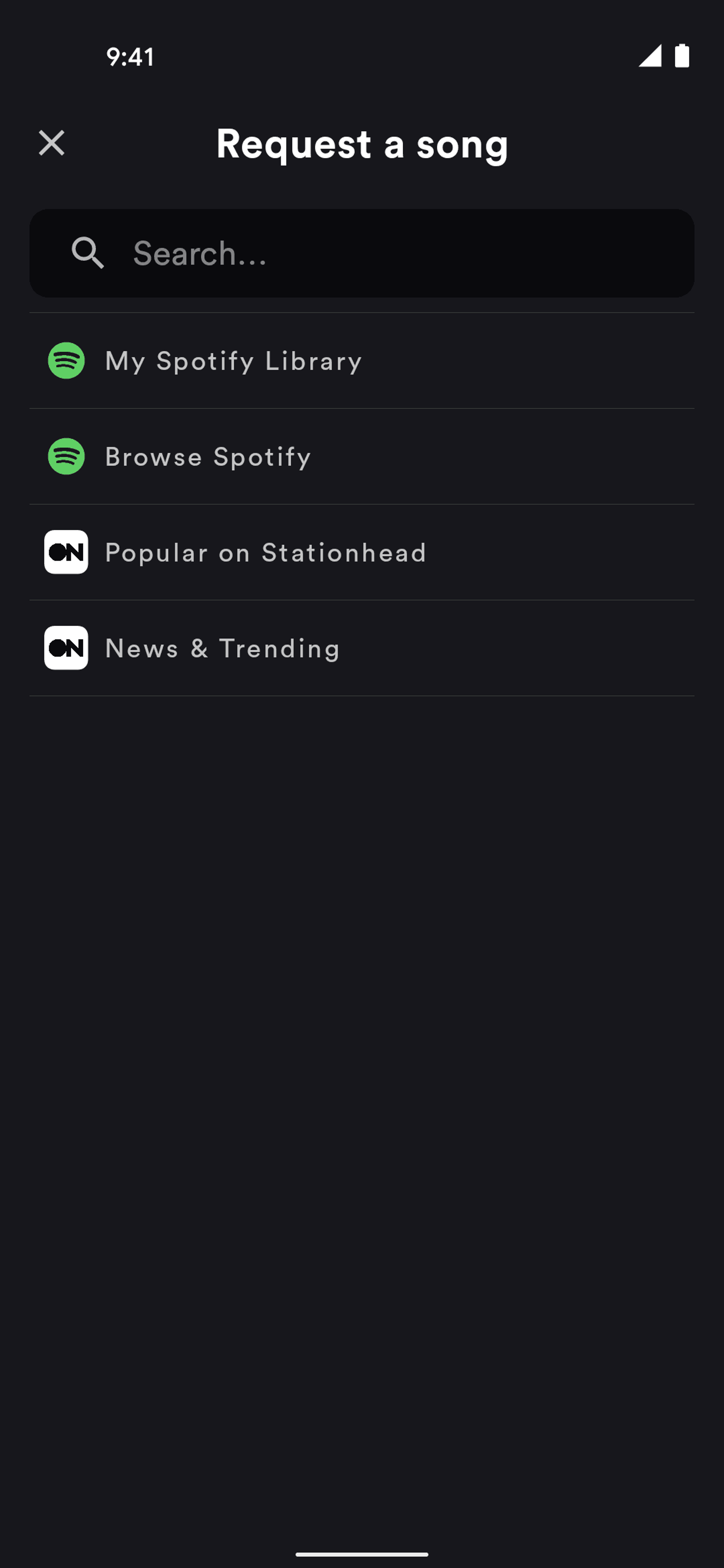 Stationhead Android Music & Audio interface screenshot 22