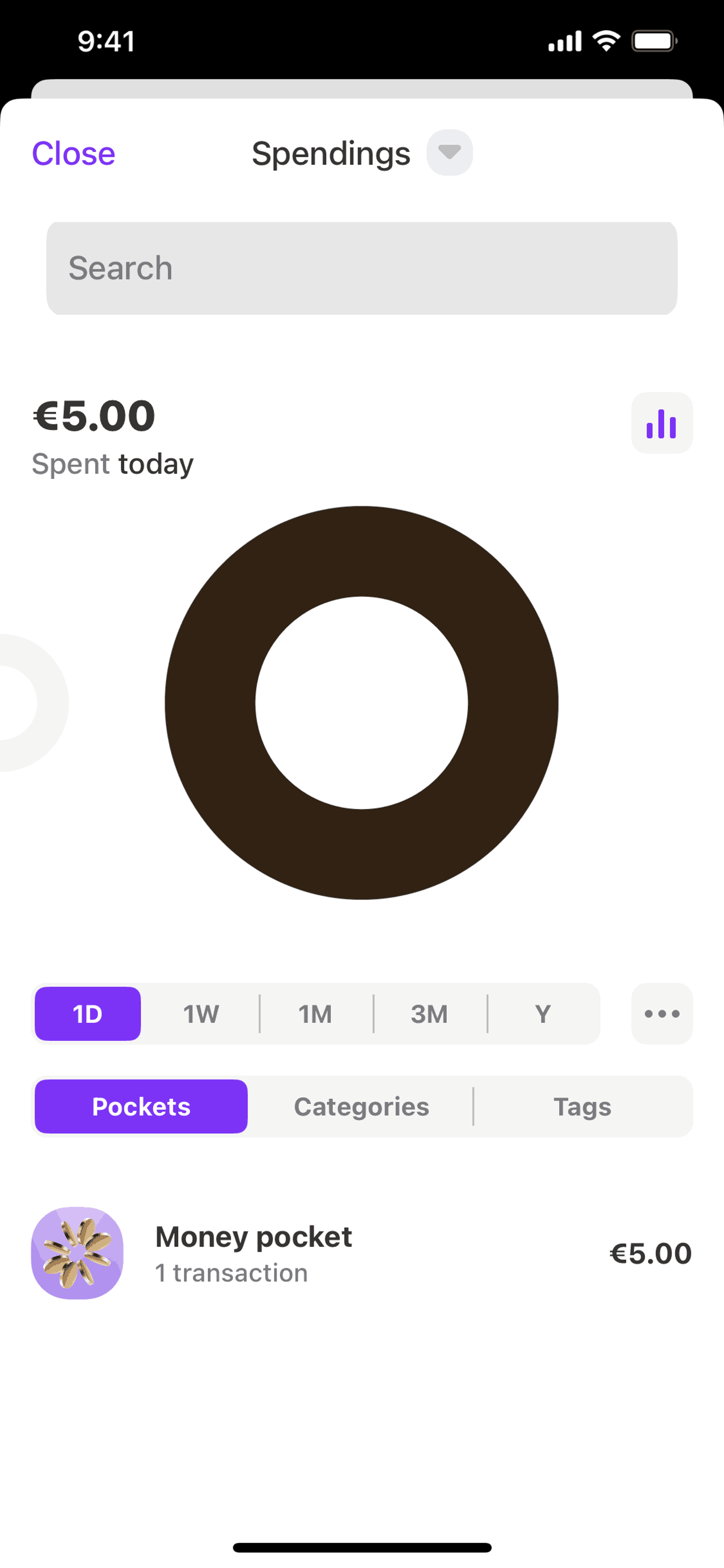 Vivid iOS Finance interface screenshot 15