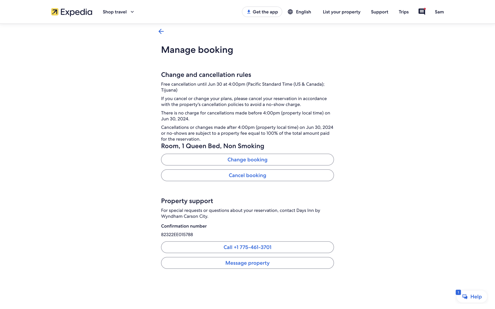 Expedia Web Travel & Transportation interface screenshot 5
