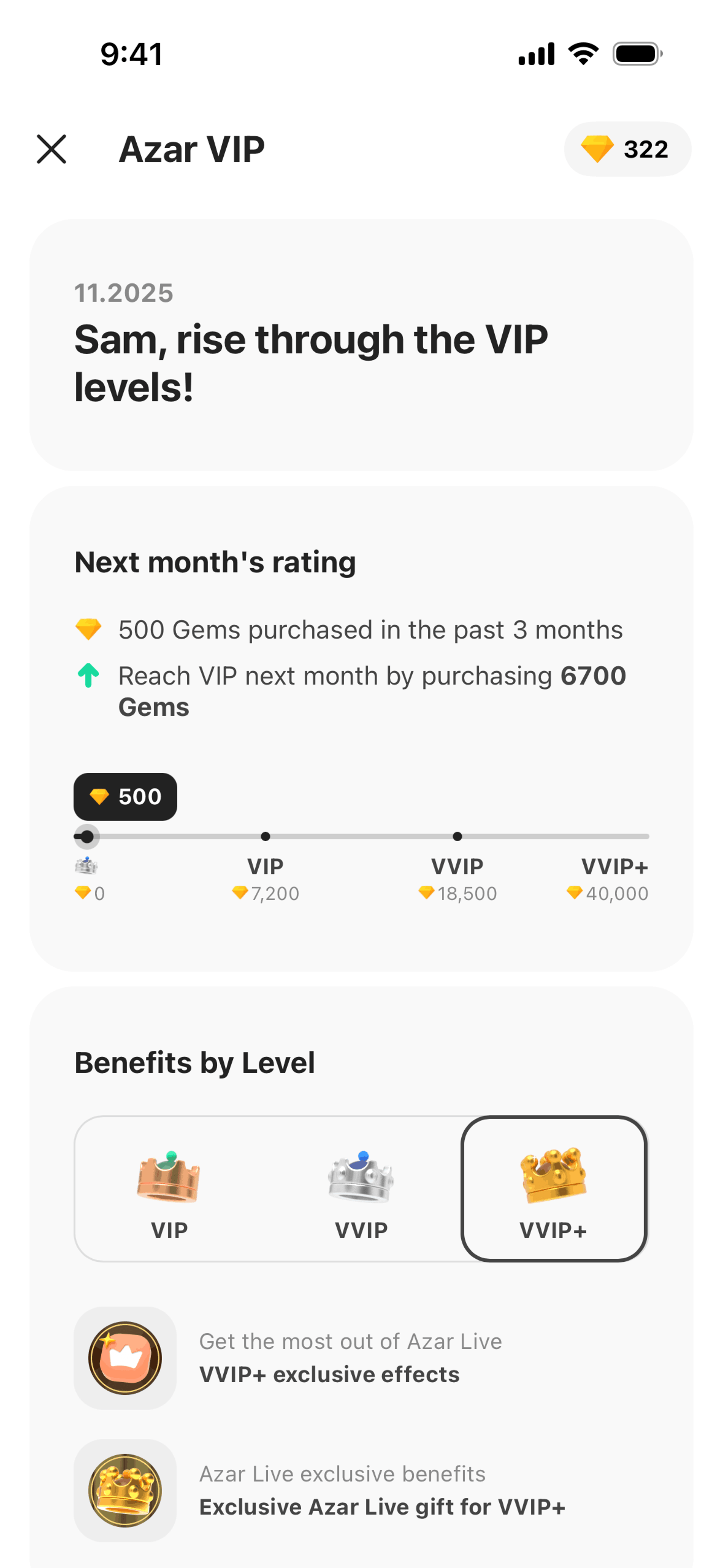 Azar iOS Social Networking interface screenshot 16