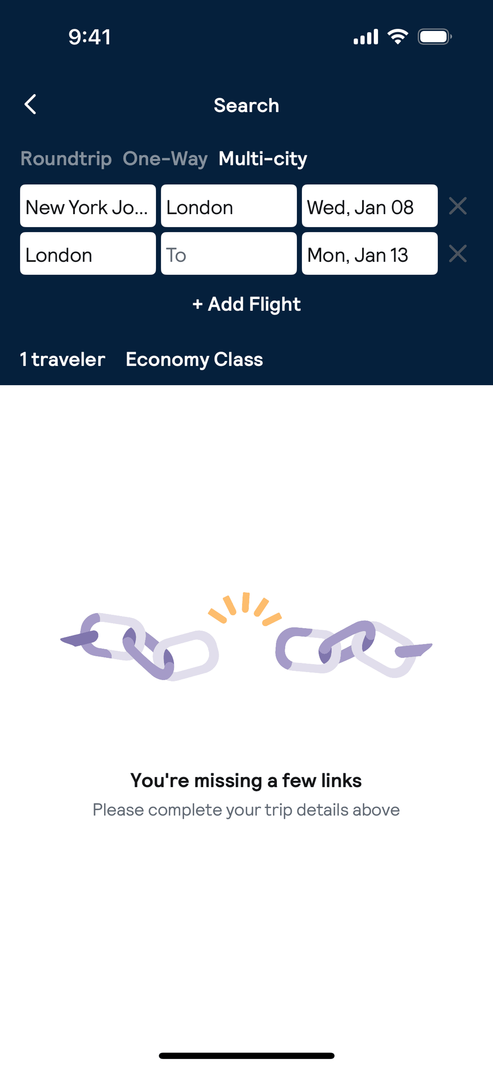 Skyscanner iOS Travel & Transportation interface screenshot 9
