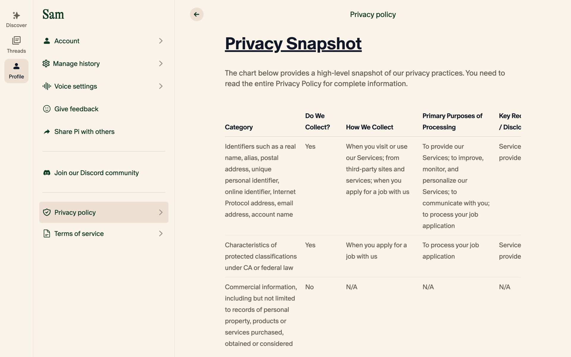Pi Web AI interface screenshot 12