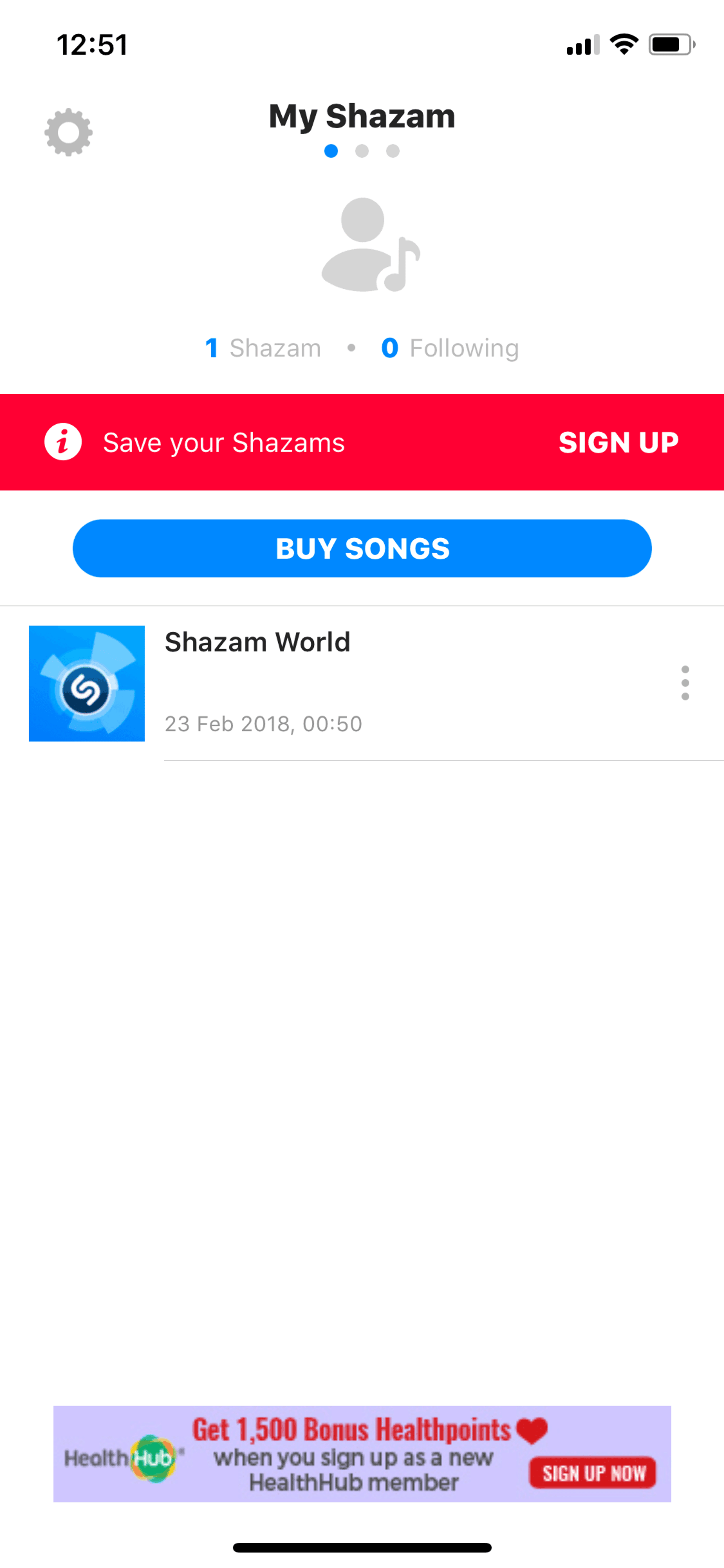 Shazam iOS Music & Audio interface screenshot 10