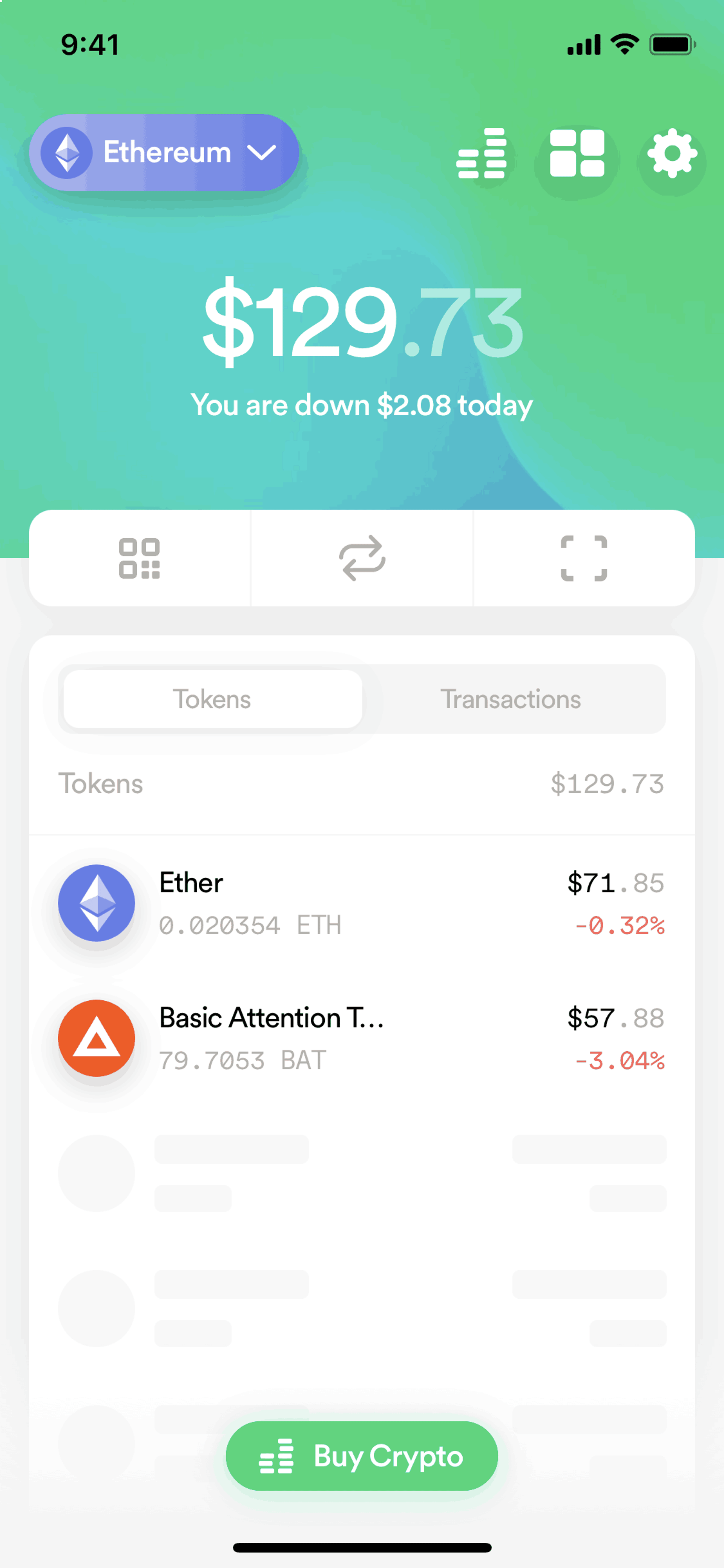 Dharma iOS Finance interface screenshot 4