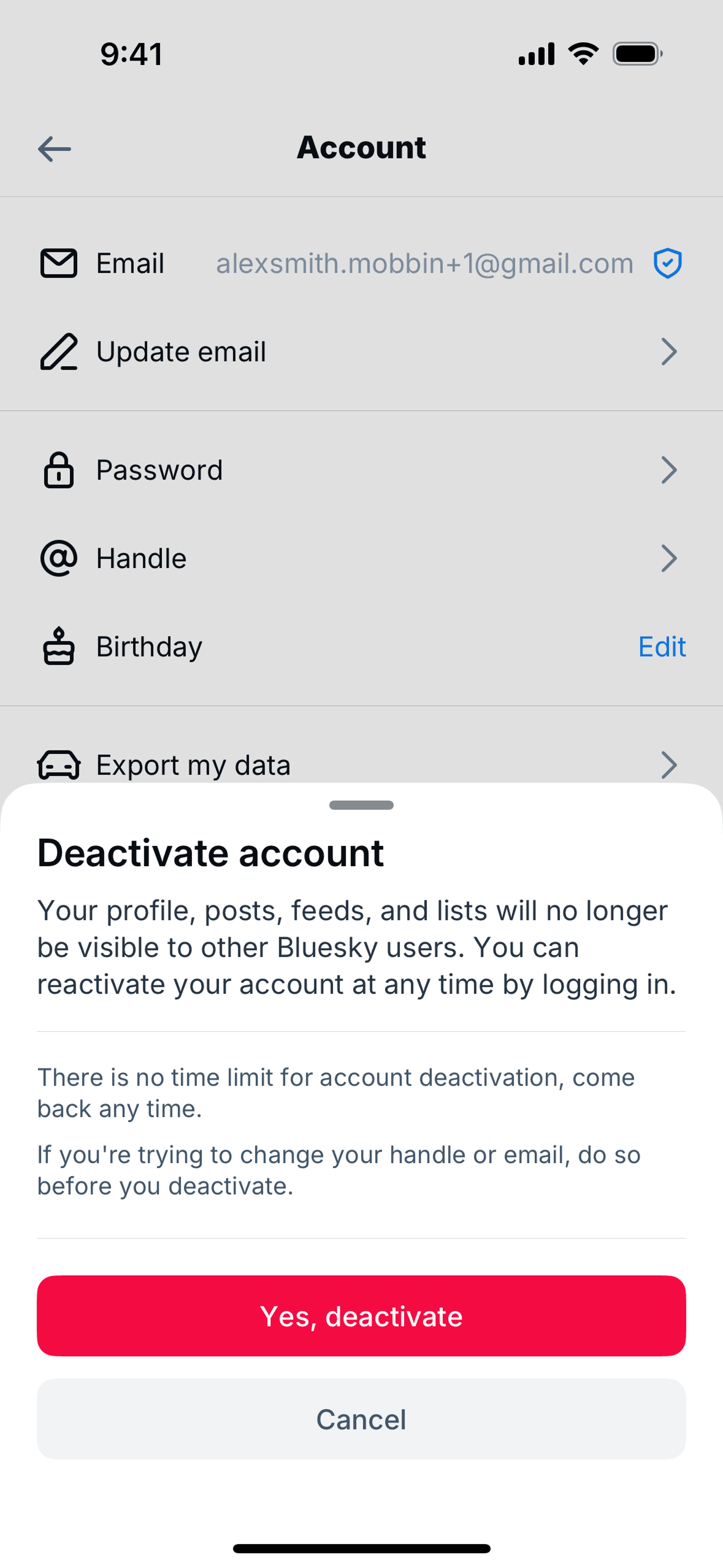 Bluesky Social iOS Social Networking interface screenshot 10