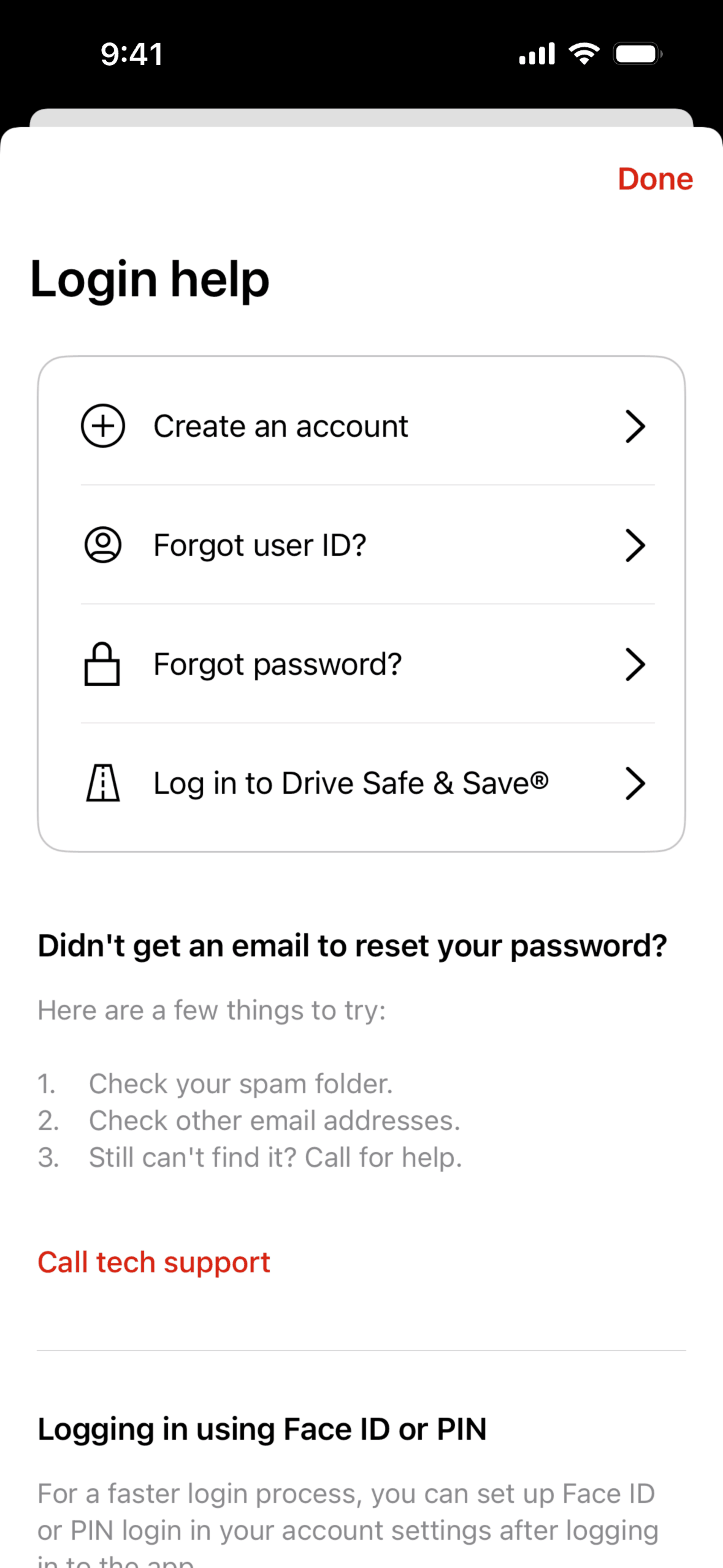 State Farm iOS Finance interface screenshot 11