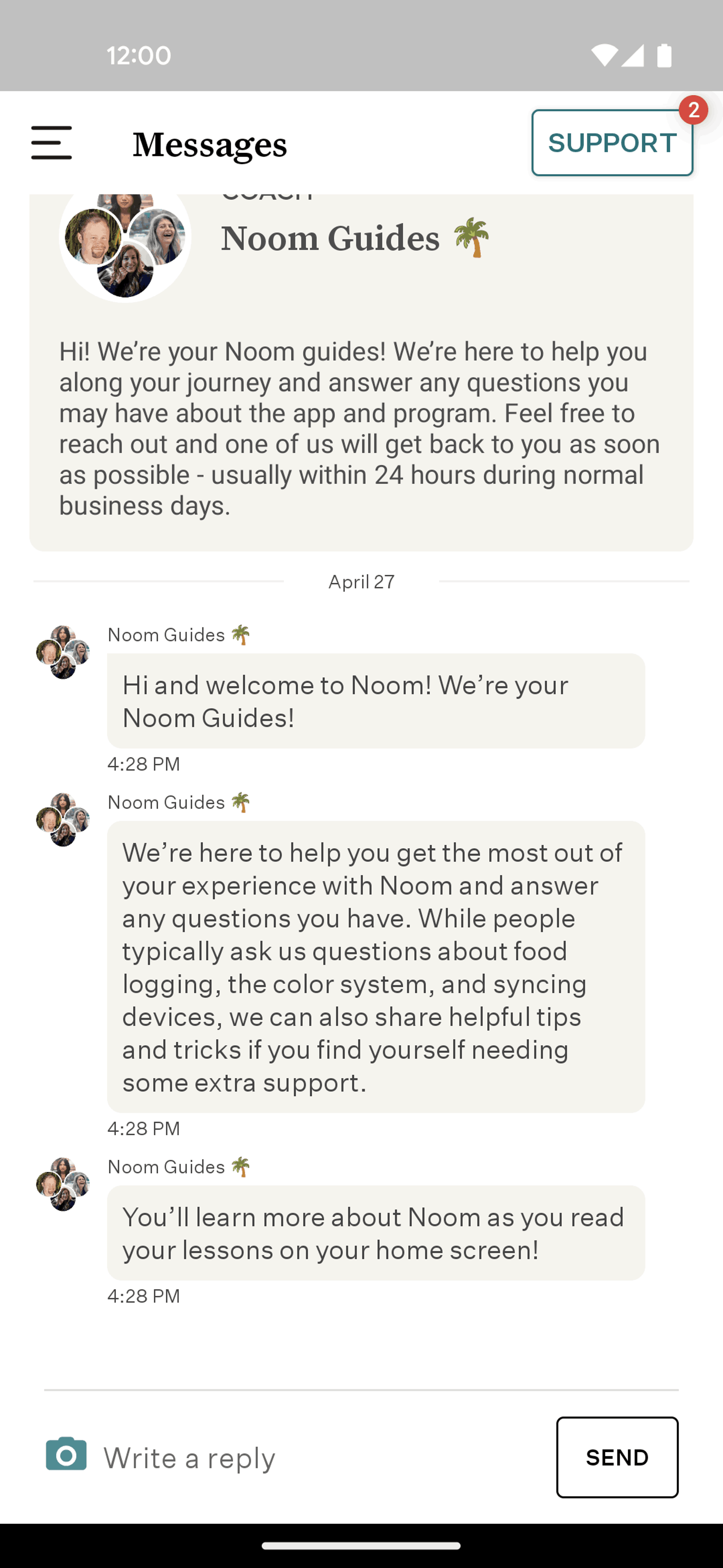 Noom Android Health & Fitness interface screenshot 21