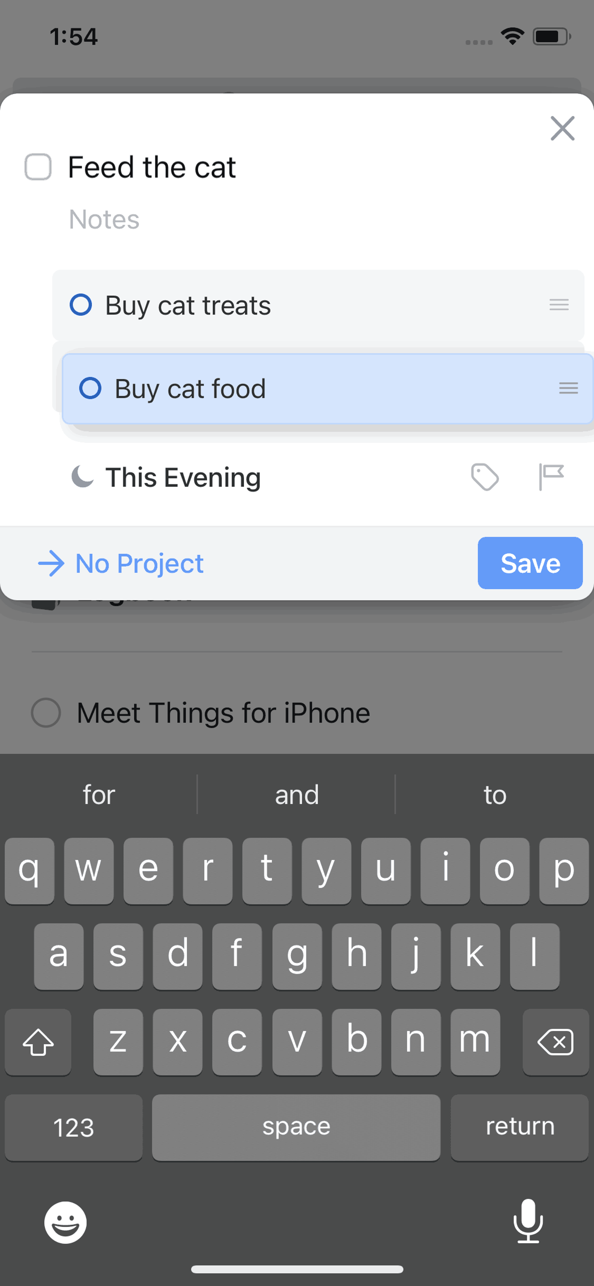 Things 3 iOS Productivity interface screenshot 11