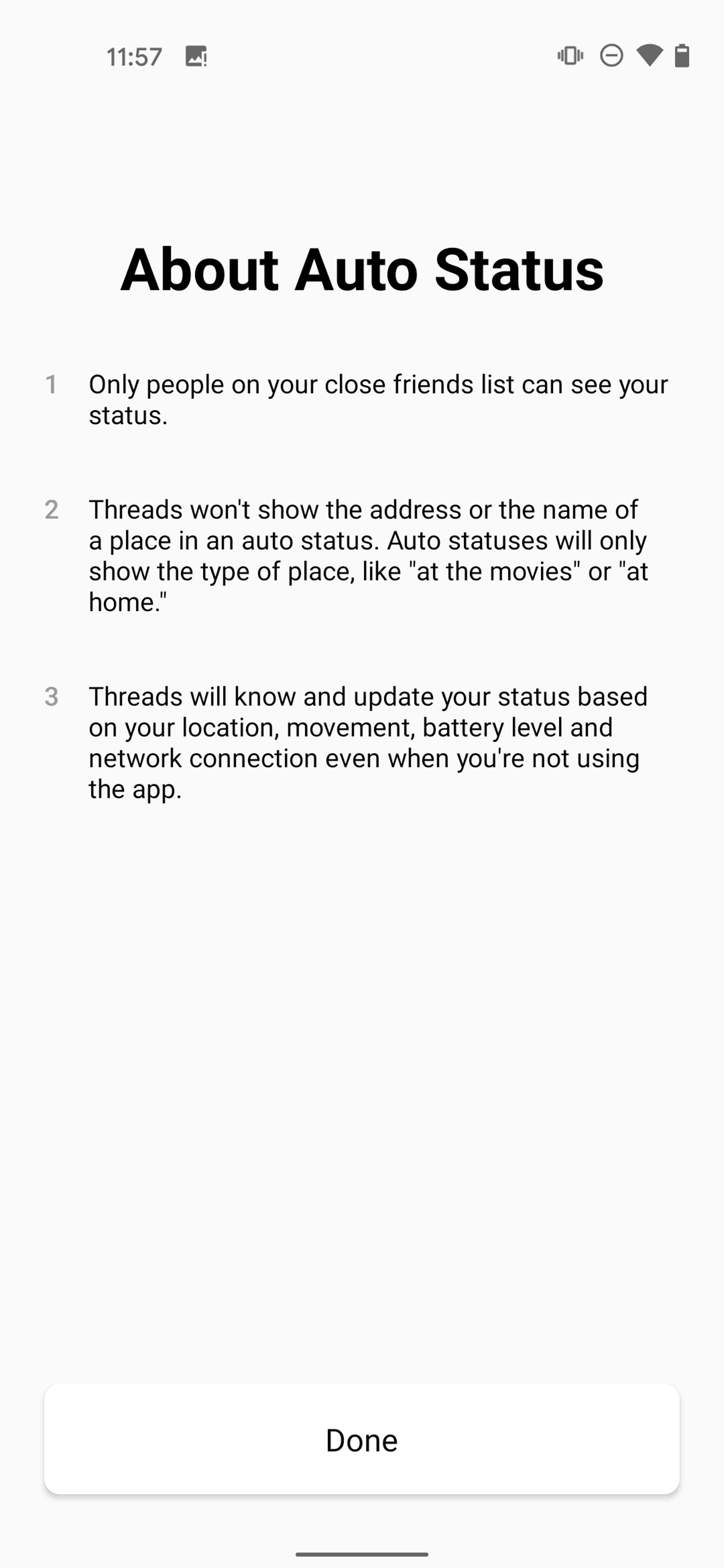 Threads Android Social Networking interface screenshot 13