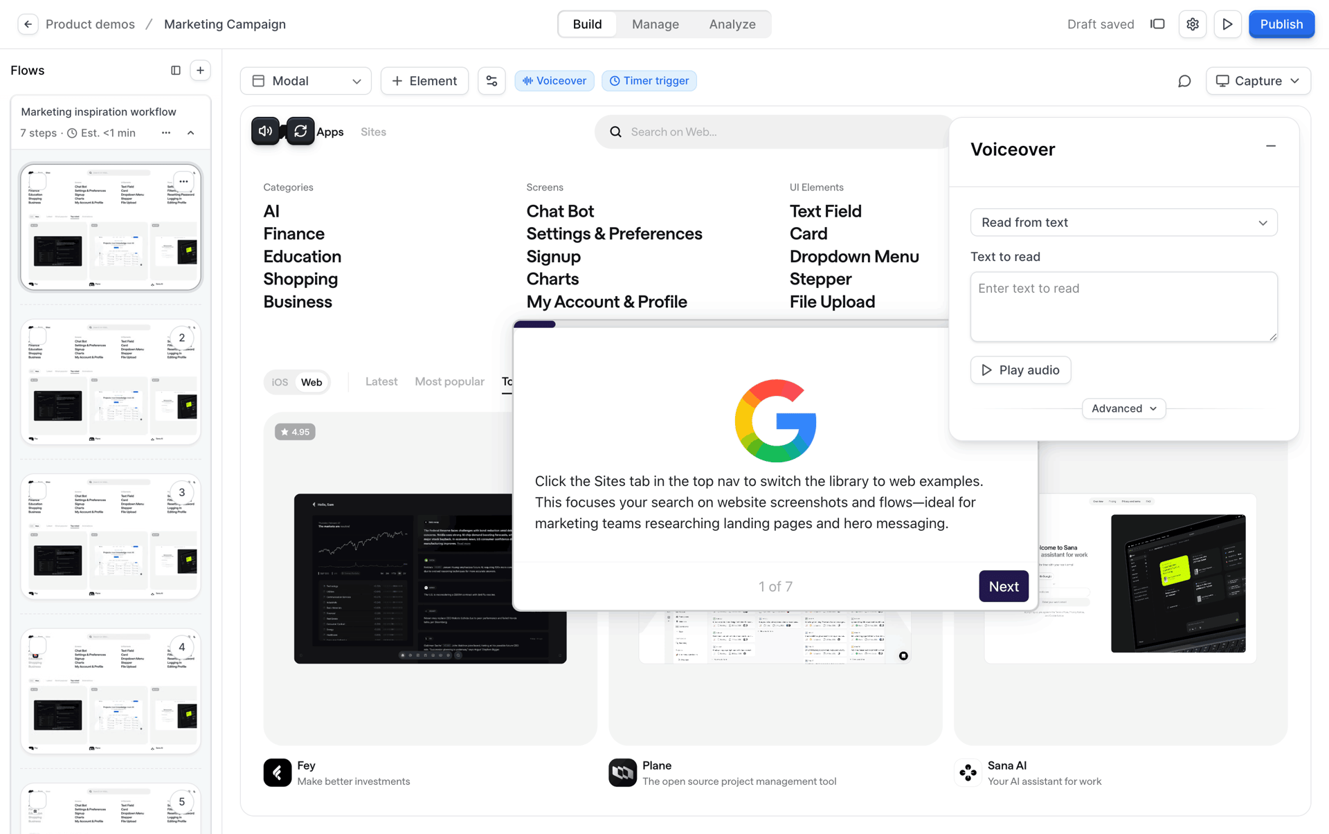 Navattic Web Business interface screenshot 15