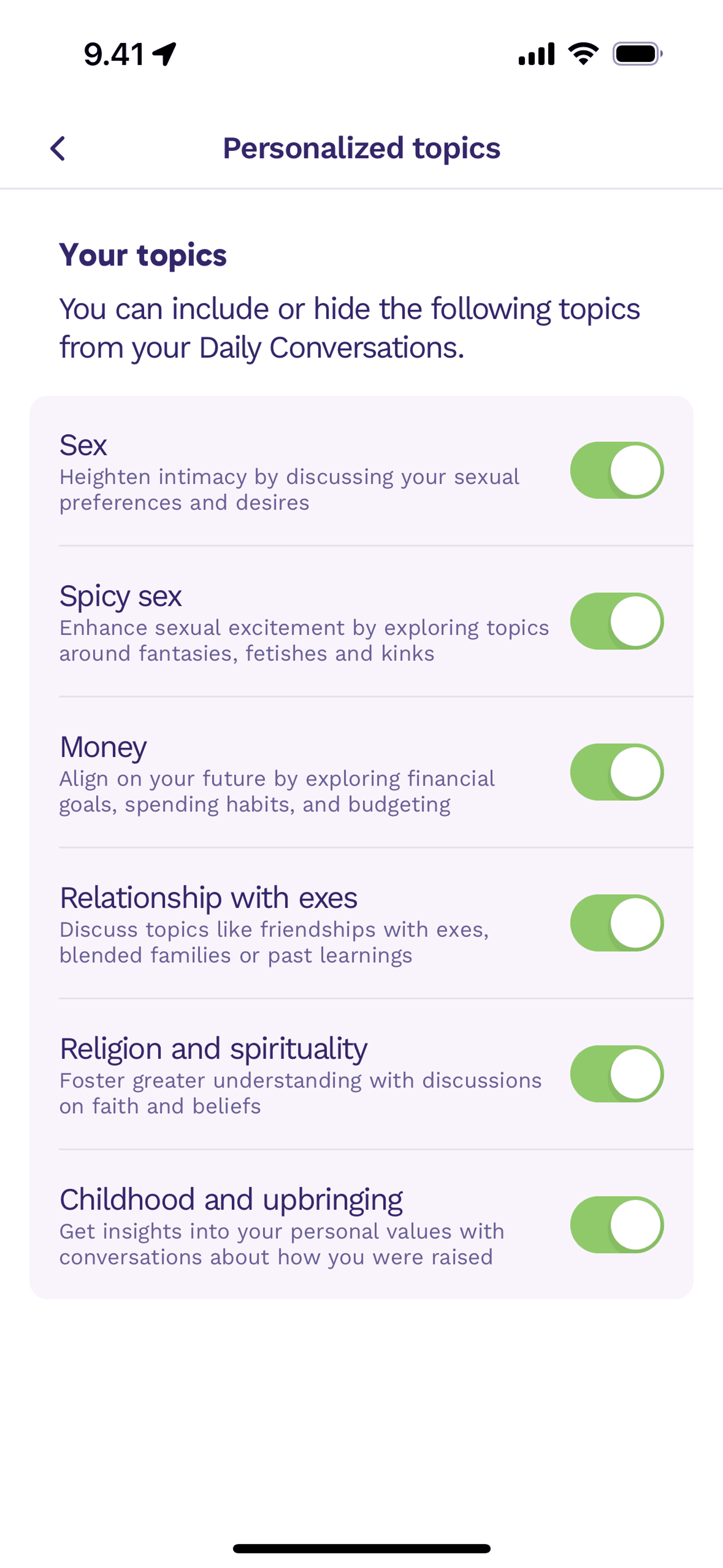 Paired iOS Health & Fitness interface screenshot 16