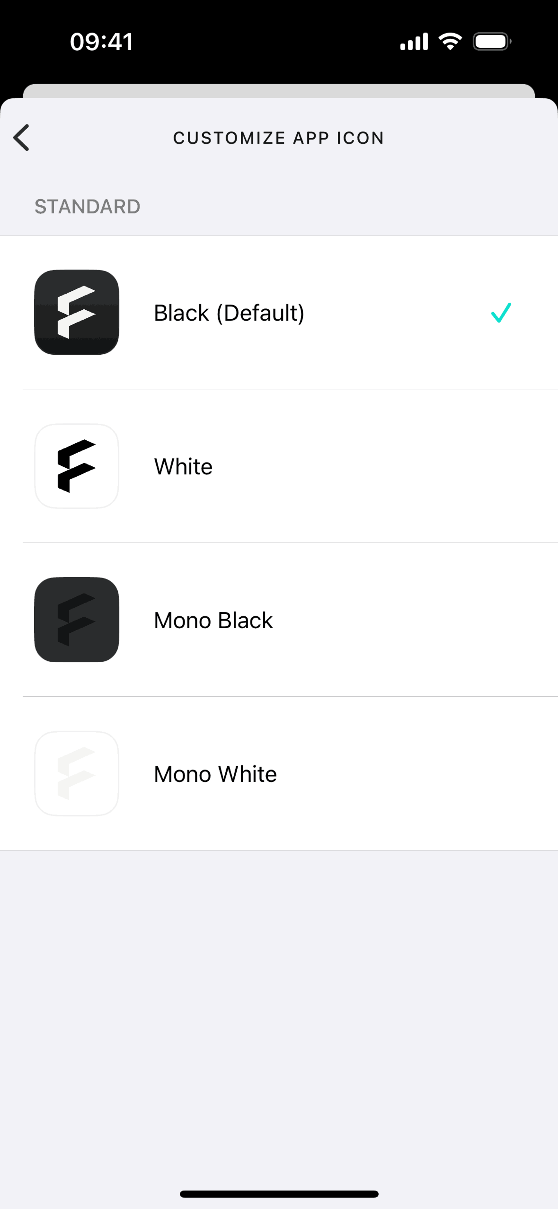 Future iOS Sports interface screenshot 6