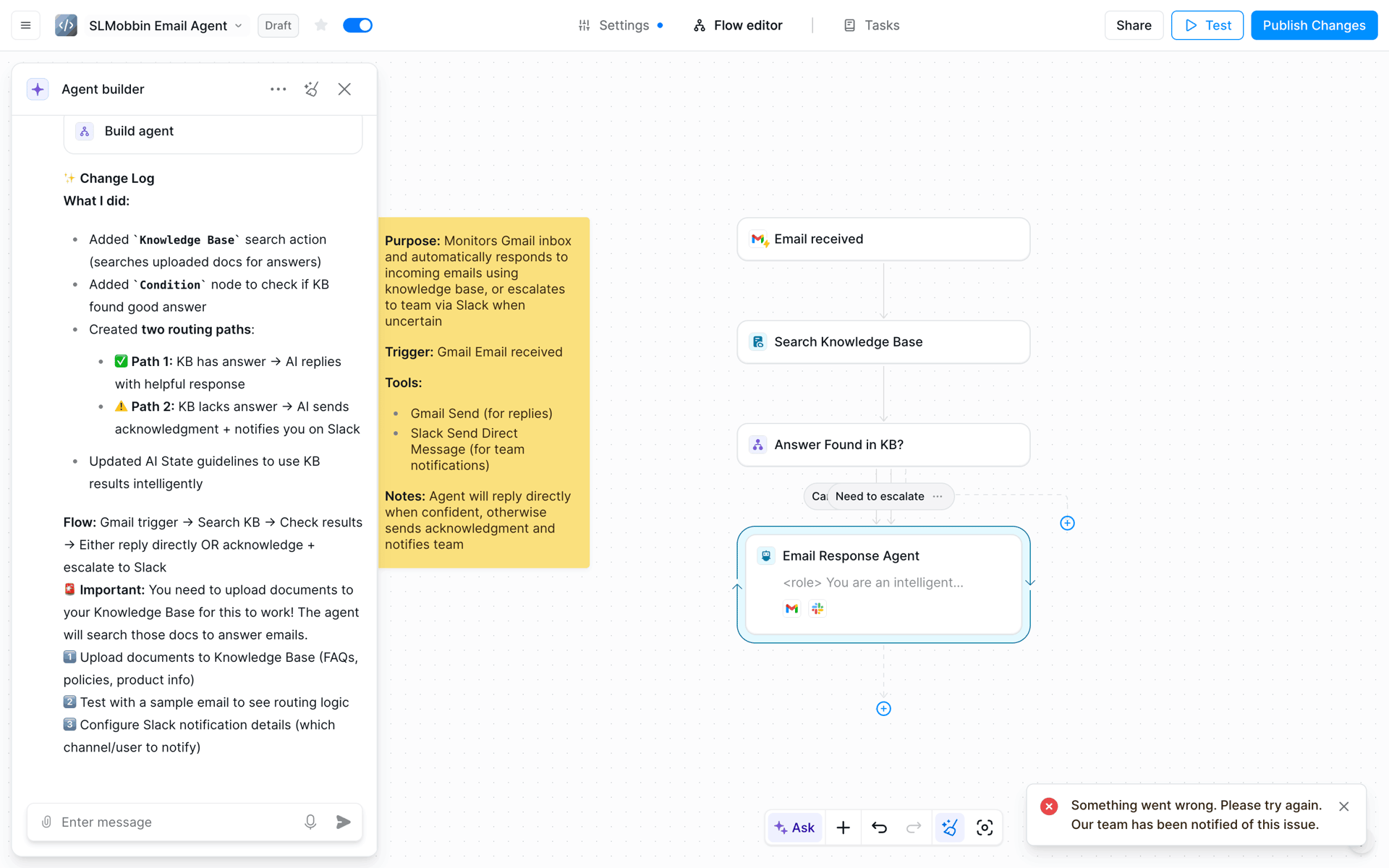 Lindy Web AI interface screenshot 3