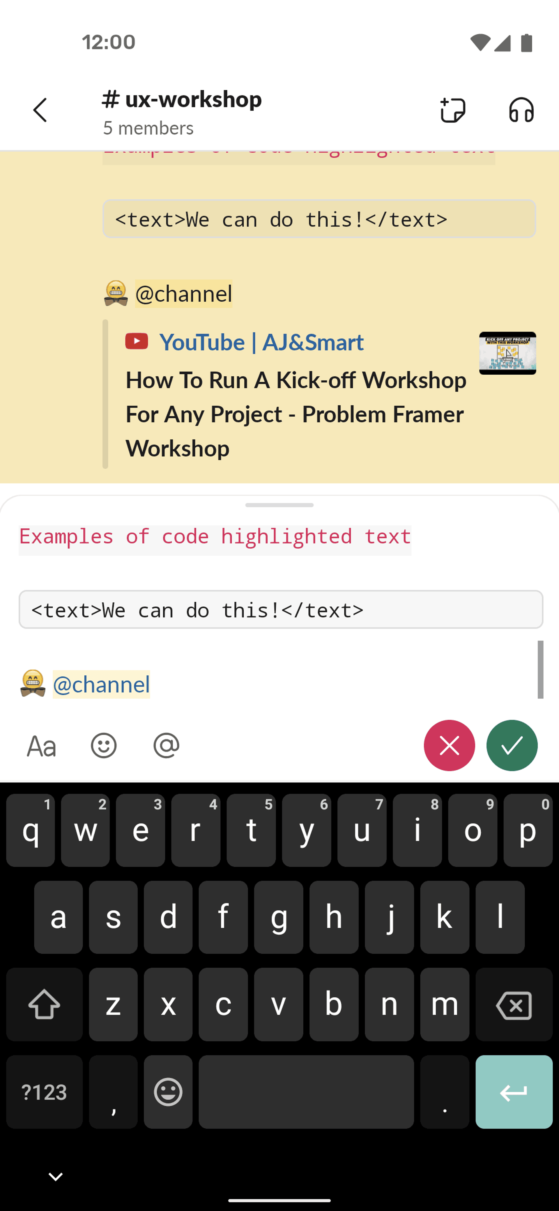 Slack Android Business interface screenshot 22