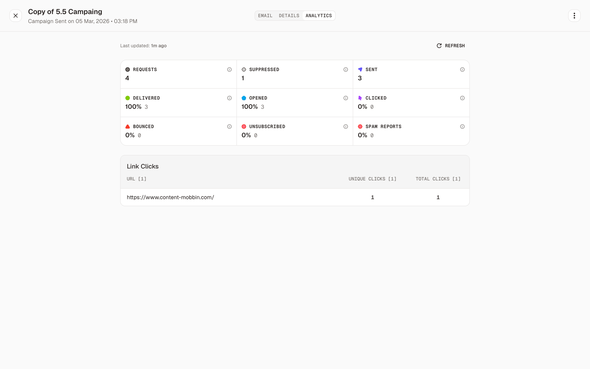 AutoSend Web automated messaging interface screenshot 5