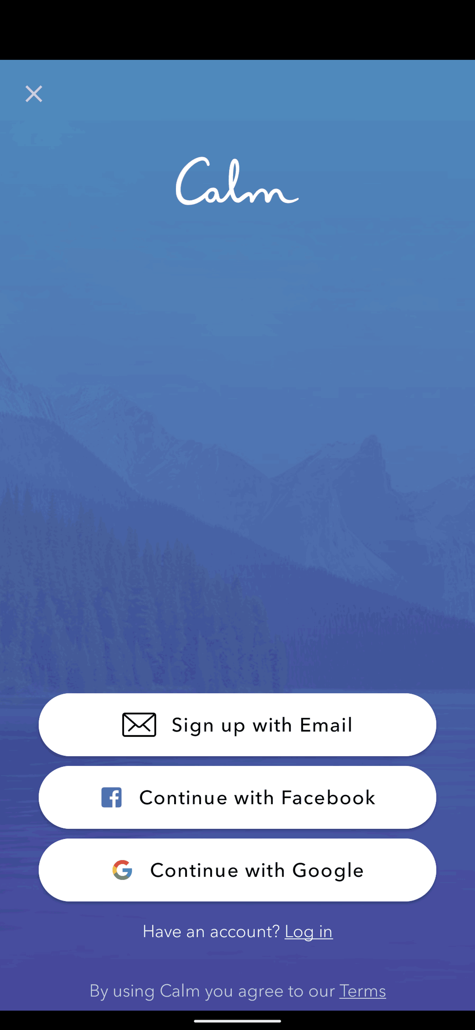 Calm Android Health & Fitness interface screenshot 5