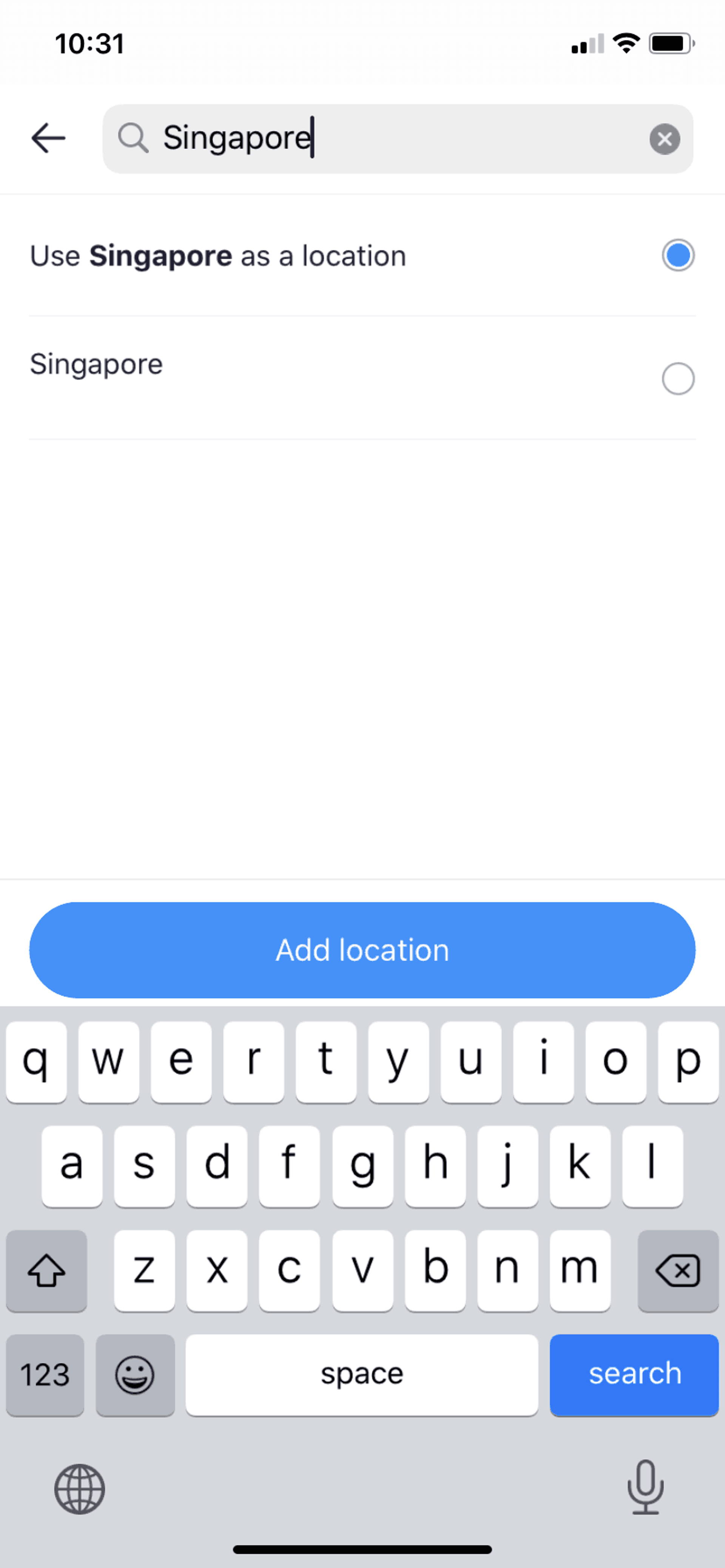 IRL iOS Social Networking interface screenshot 18