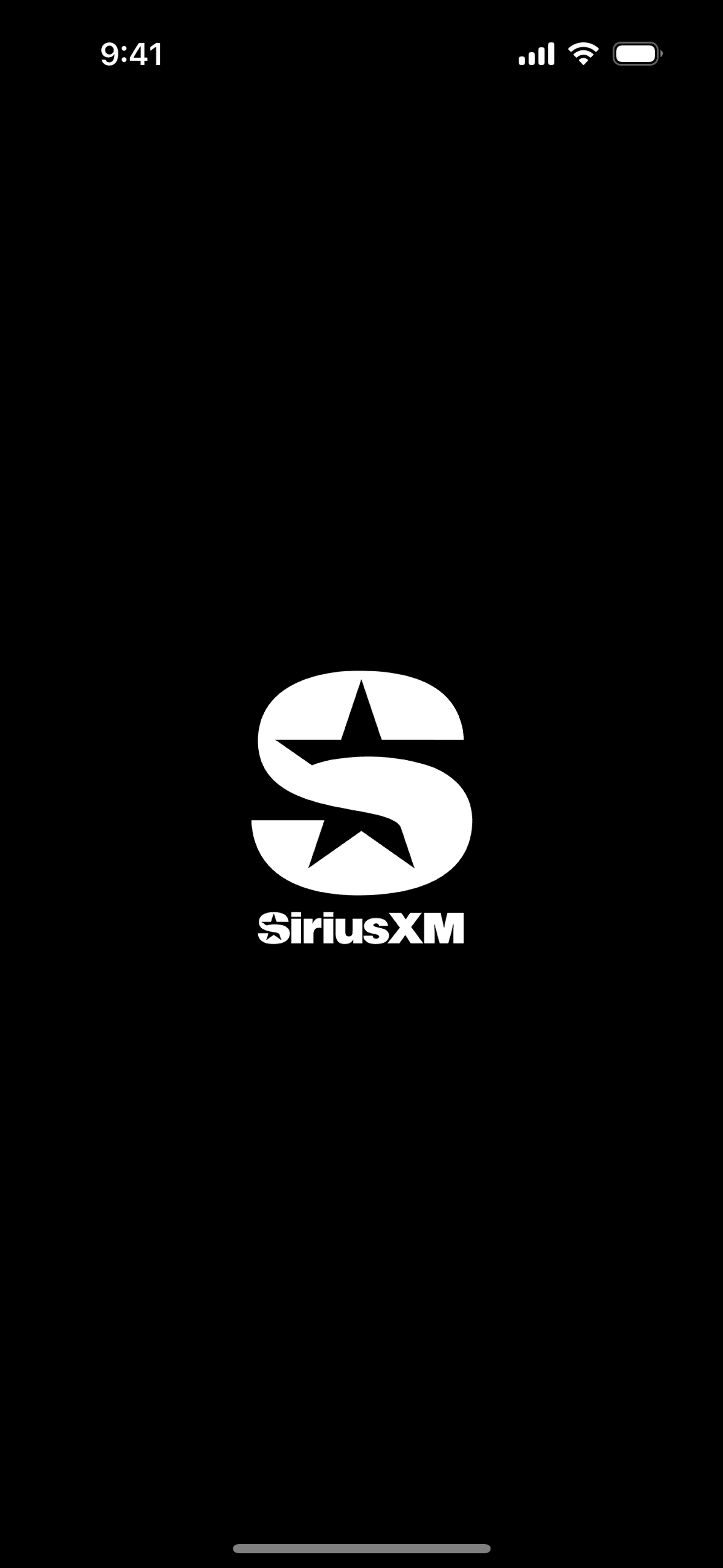 SiriusXM iOS Music & Audio interface screenshot 1