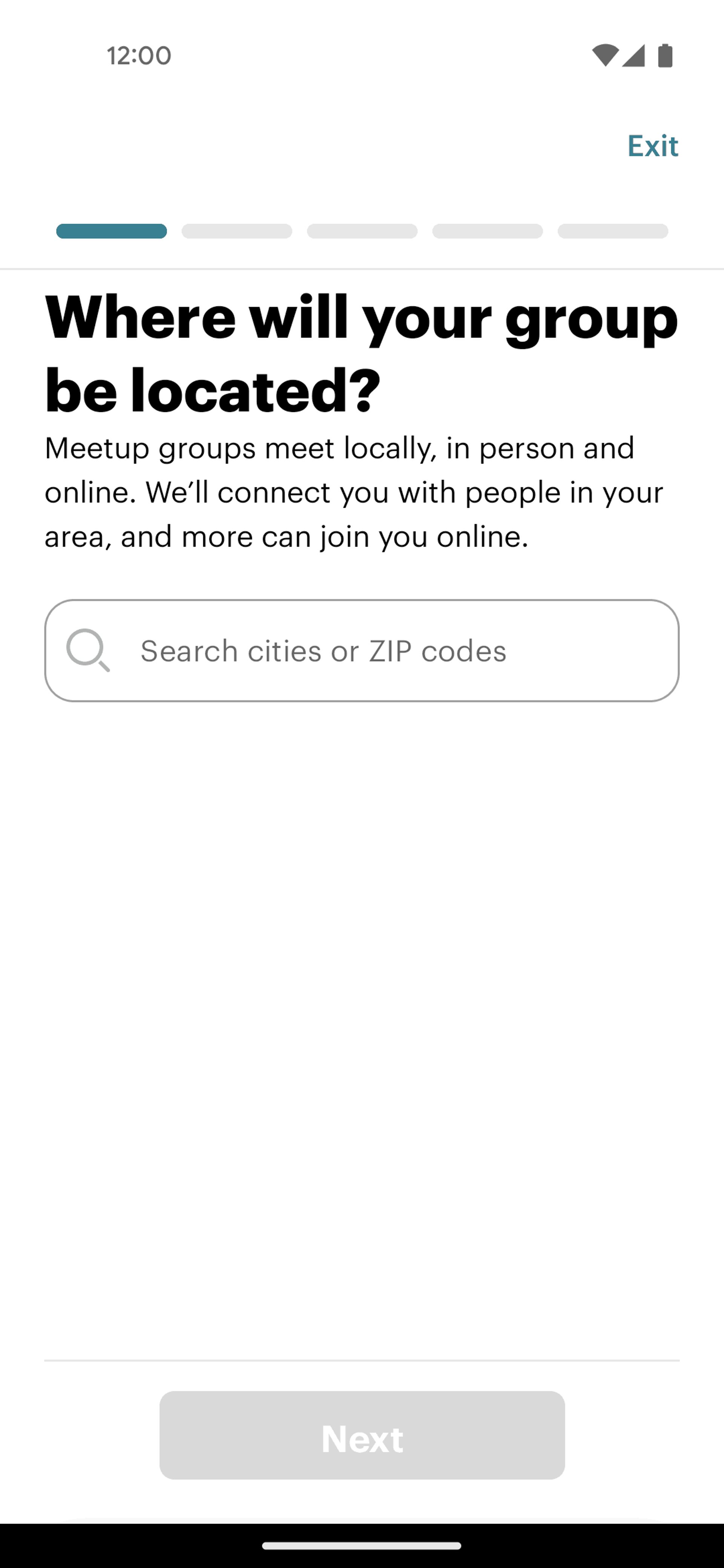 Meetup Android Social Networking interface screenshot 10