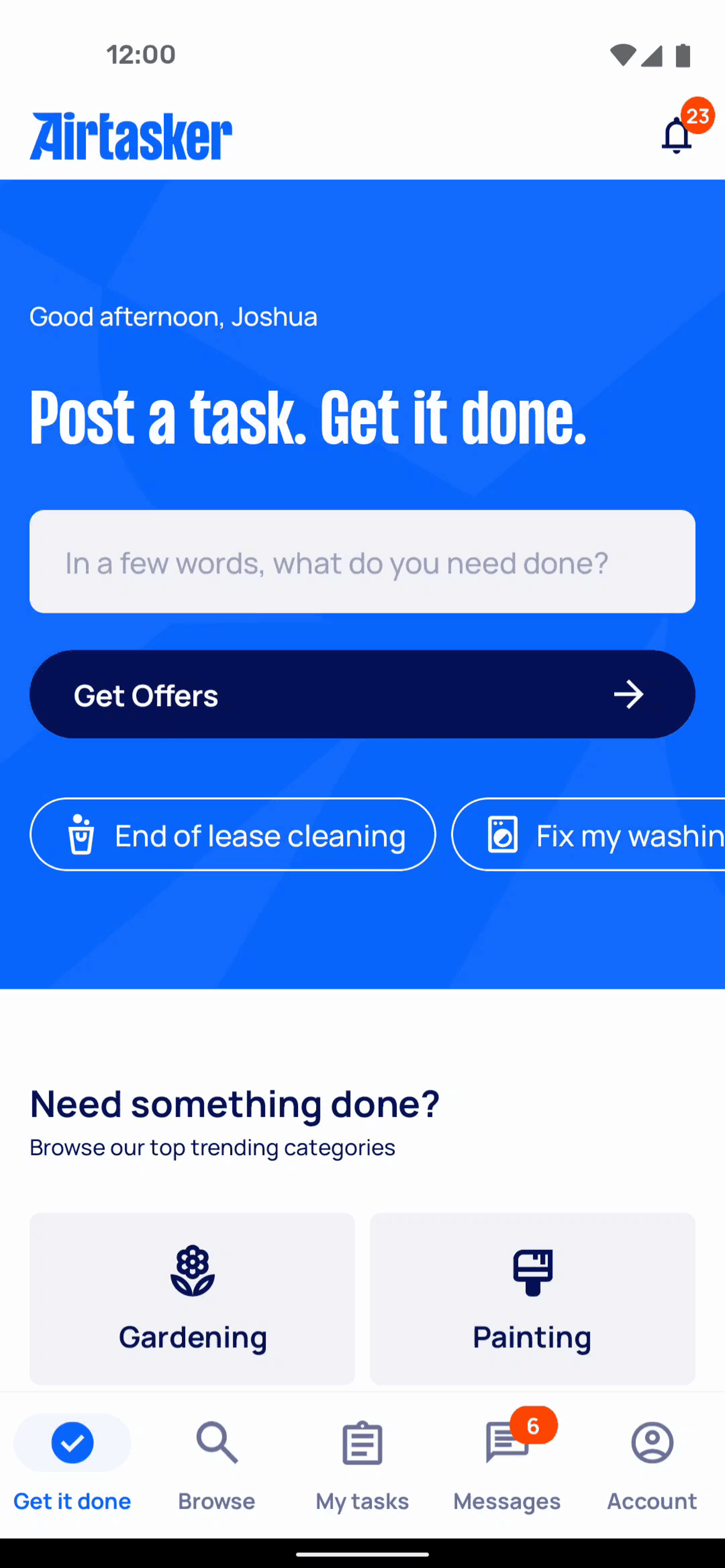 Airtasker Android Business interface screenshot 8