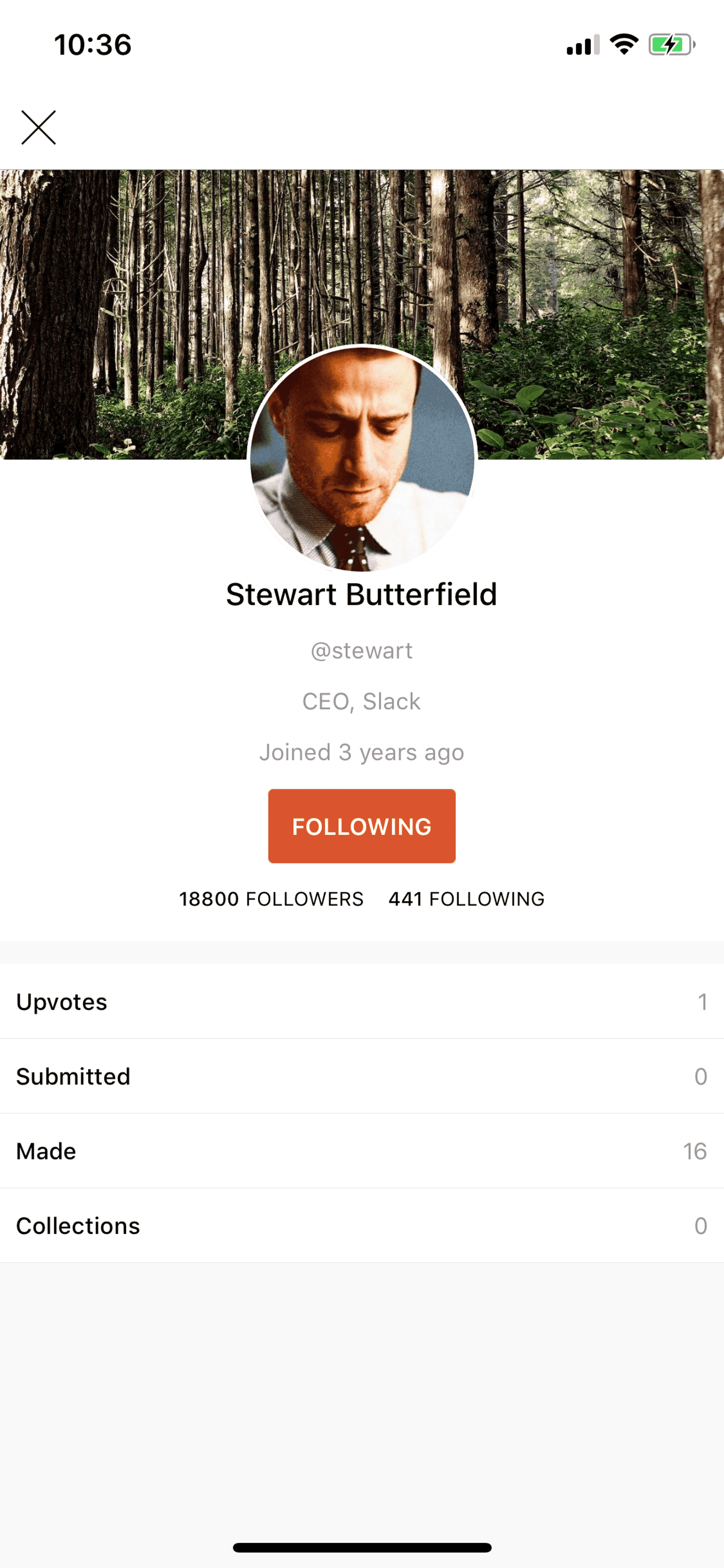 Product Hunt iOS Social Networking interface screenshot 23