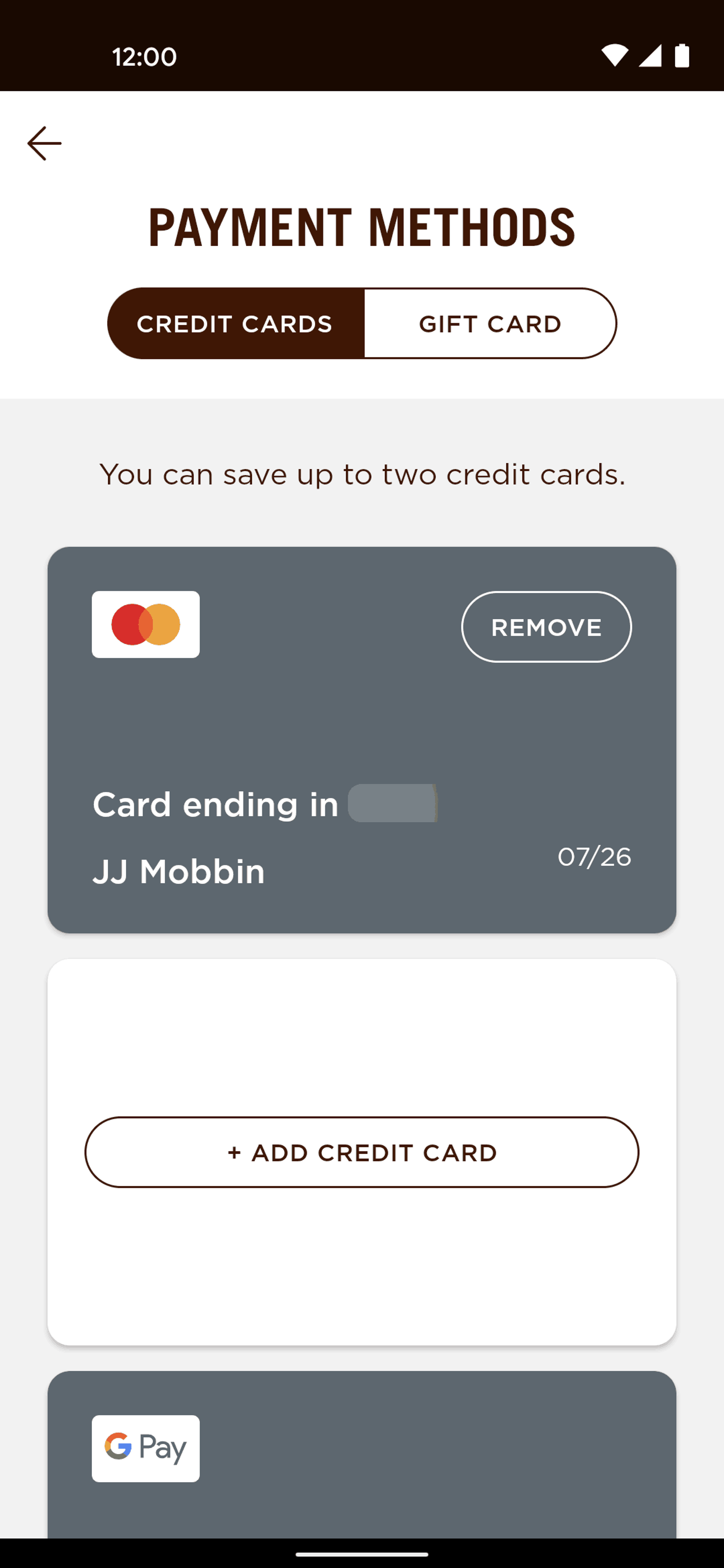 Chipotle Android Food & Drink interface screenshot 12