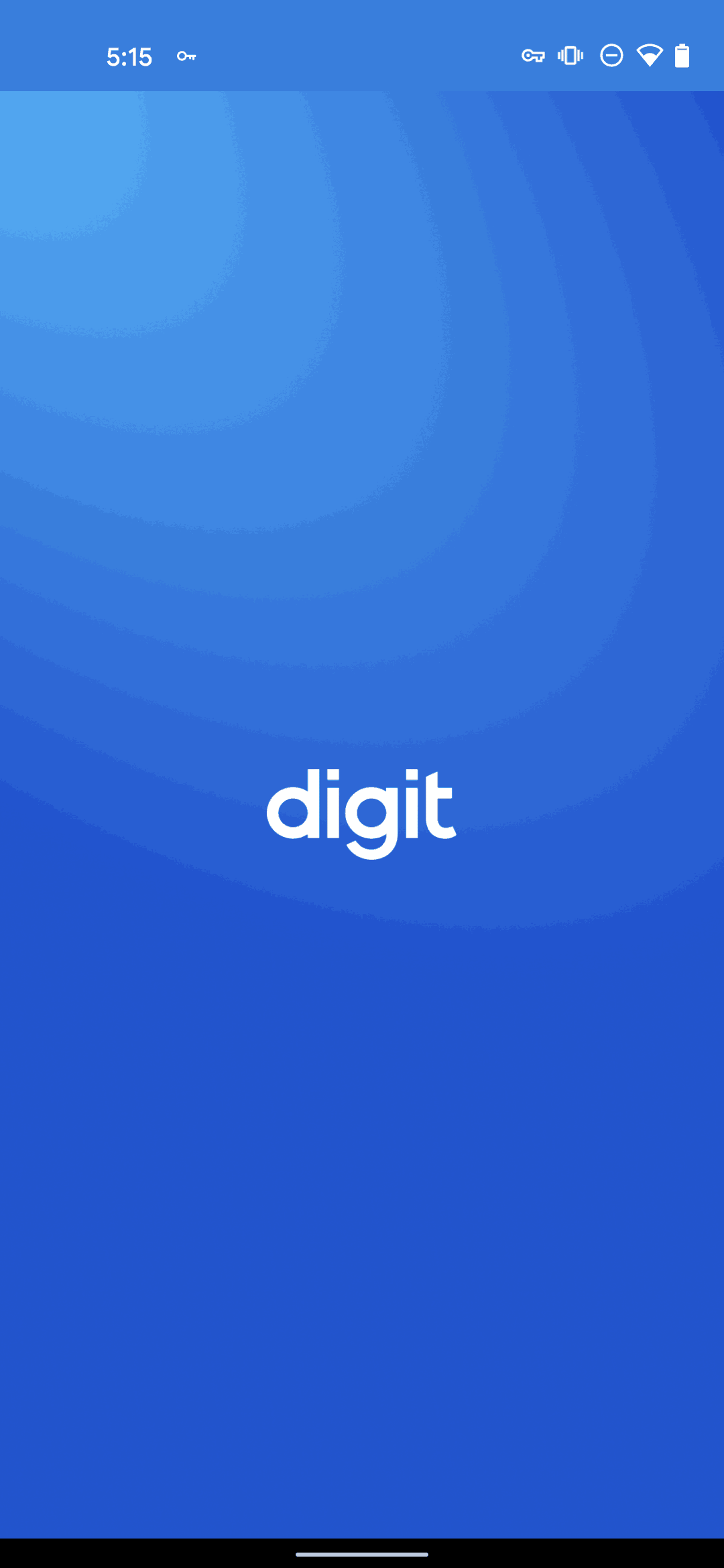 Digit Android Finance interface screenshot 1