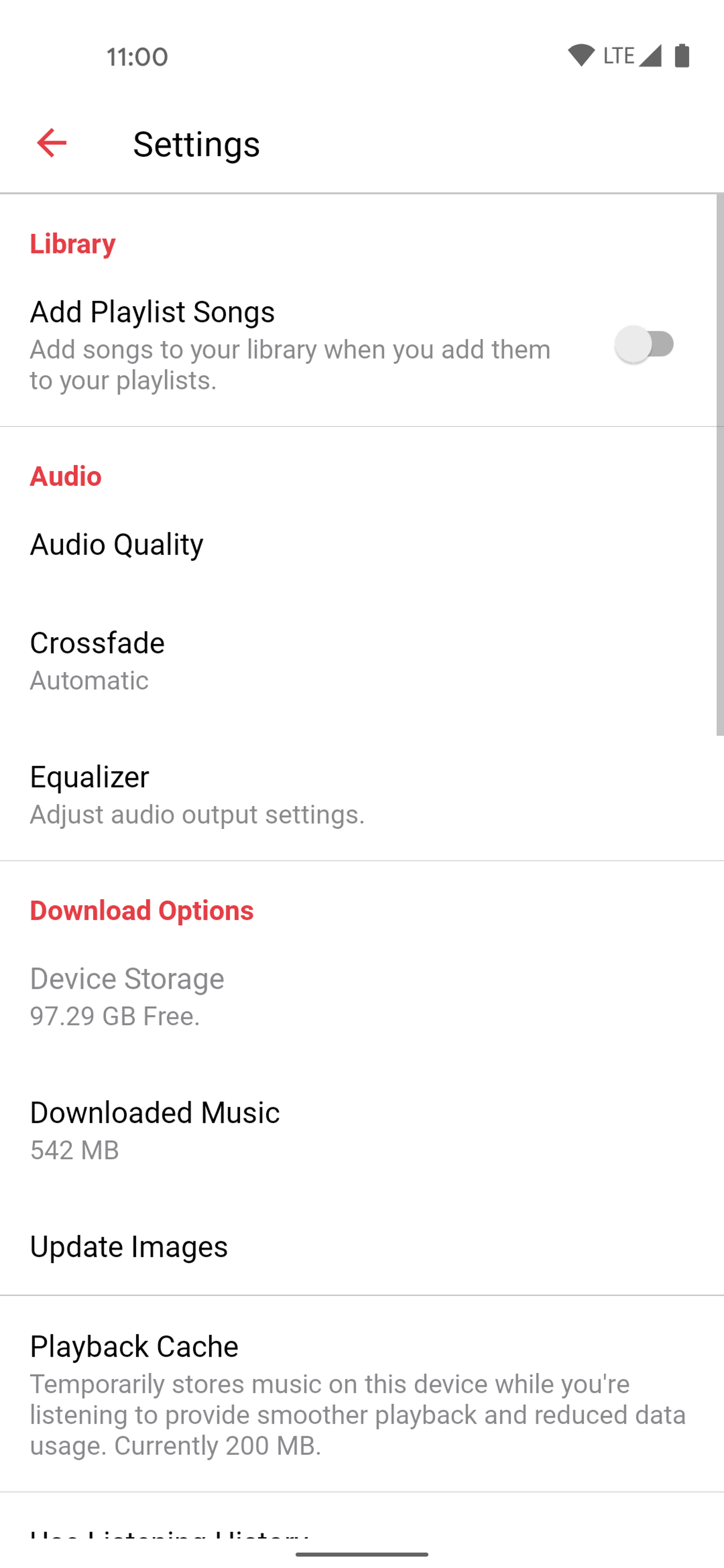 Apple Music Android Music & Audio interface screenshot 14