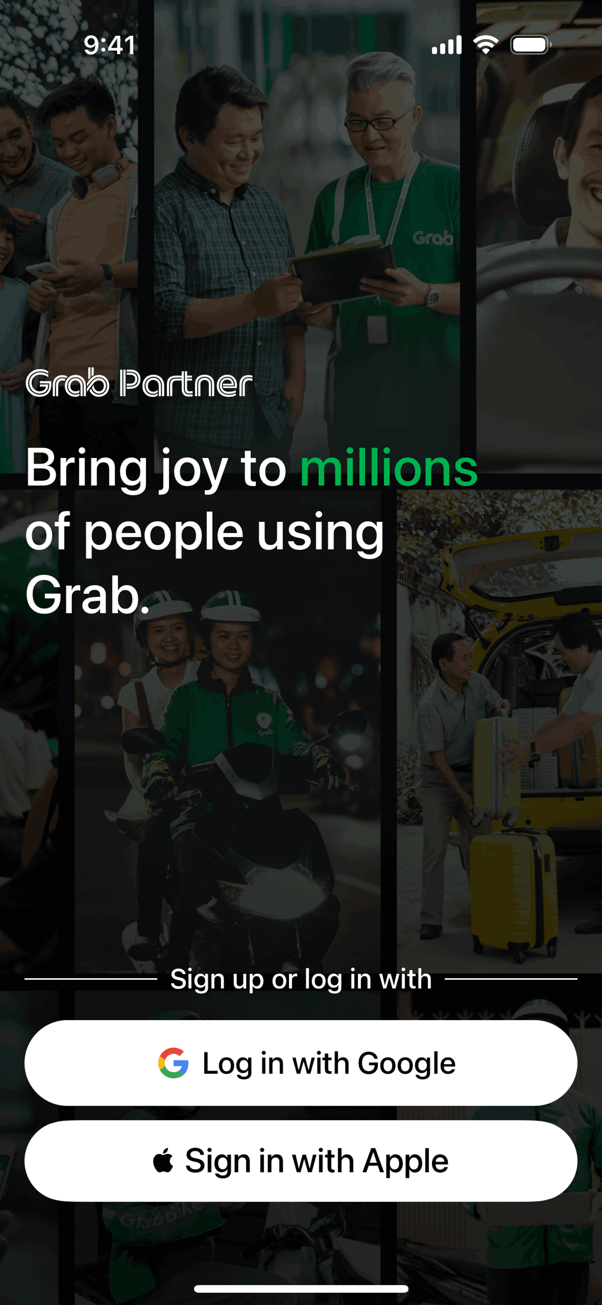 Grab Driver iOS Travel & Transportation interface screenshot 2