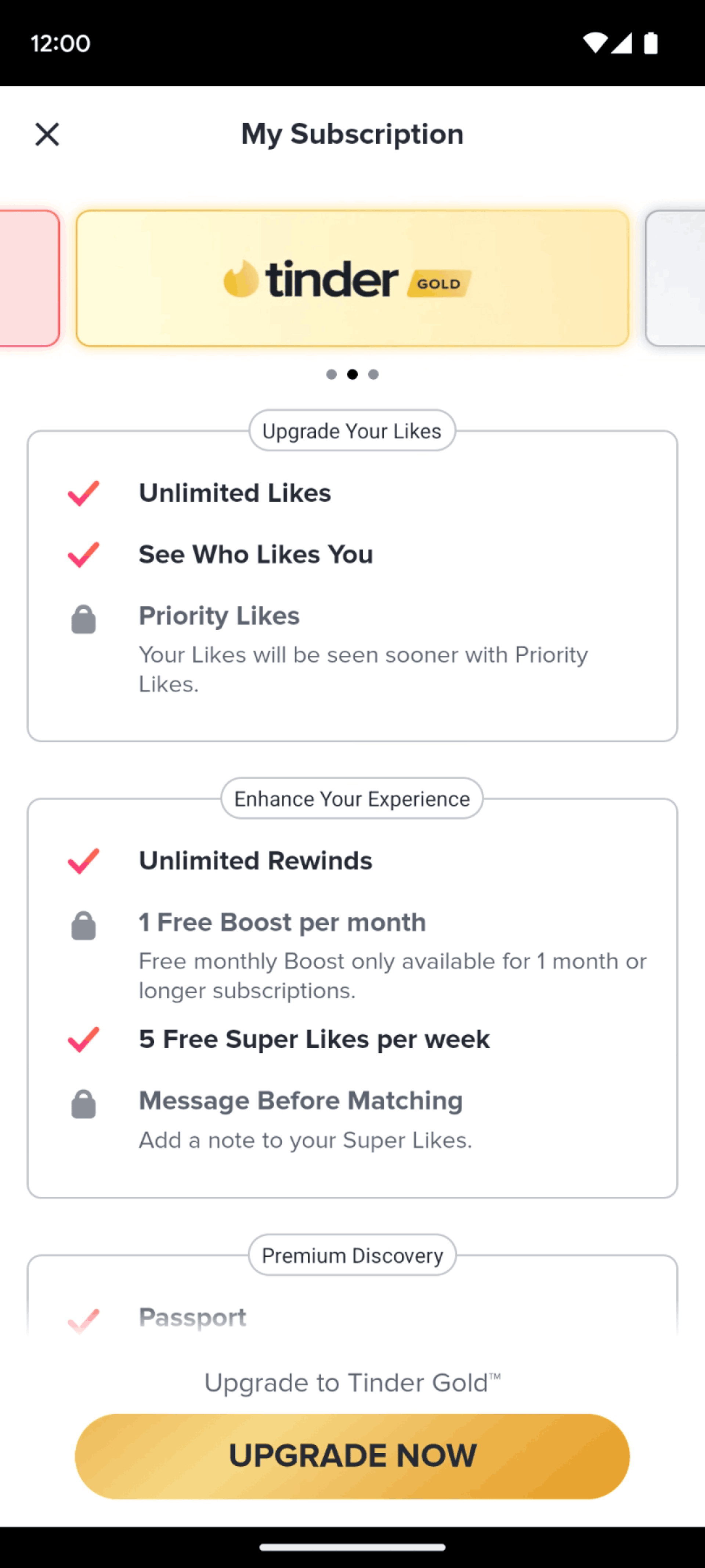 Tinder Android Social Networking interface screenshot 19