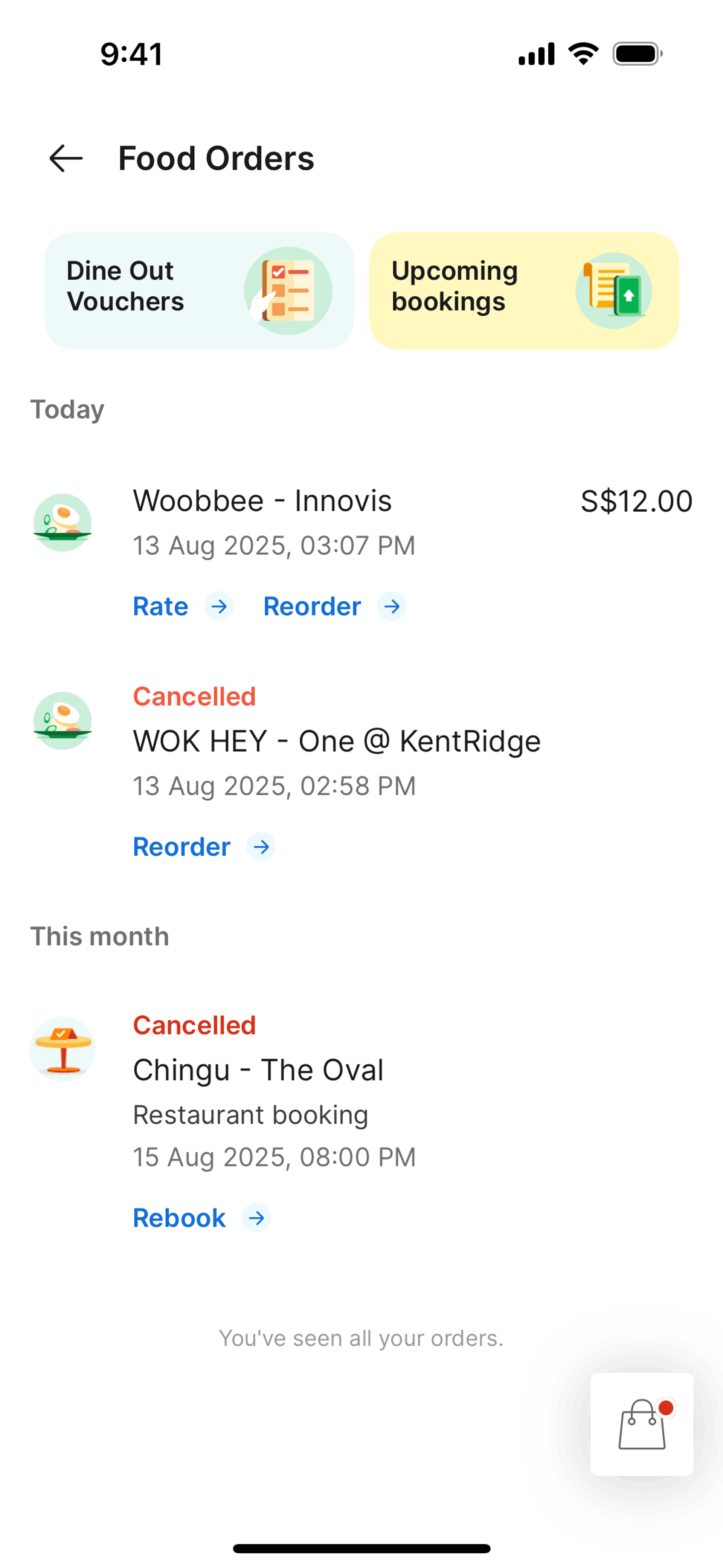 Grab iOS Finance interface screenshot 18