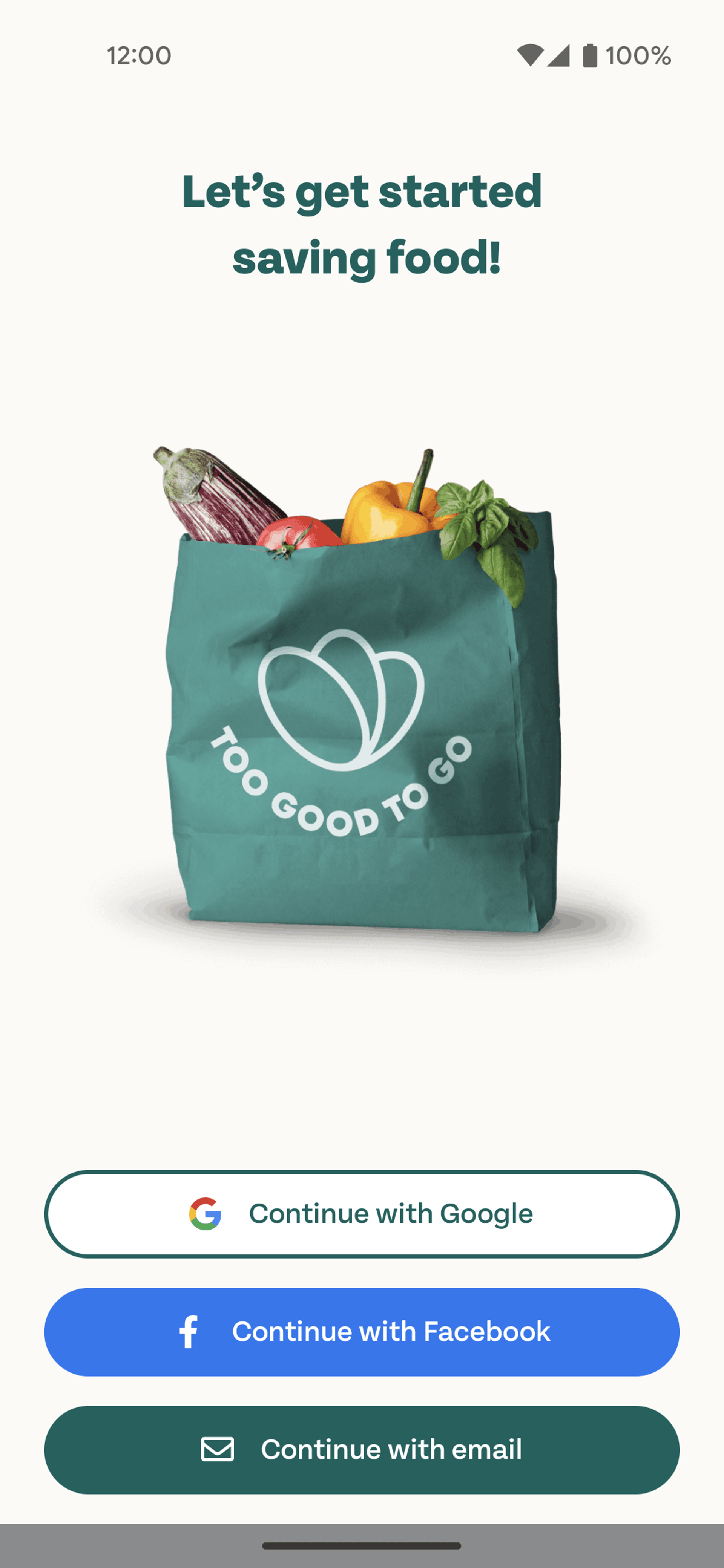 Too Good To Go Android Food & Drink interface screenshot 1